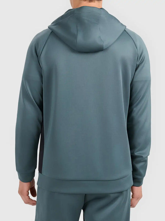 Мужской батник на молнии для фитнеса 4F M0975 4FWAW26TFSWM0975 dark green