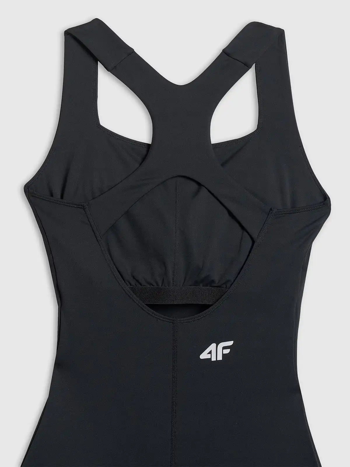 Salopetă de yoga pentru femei 4F F053 4FWSS26TJUMF053 deep black