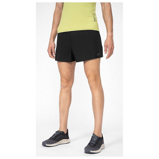 Pantaloni scurți pentru alergare 4FSS23TFSHM154 DEEP BLACK