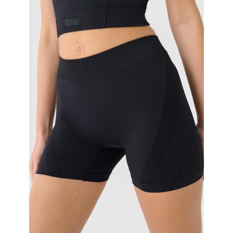 Legginși de antrenament pentru femei 4F F055 4FRAW24TFSTF055 deep black