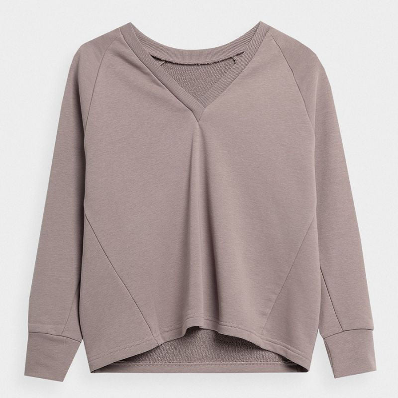Пуловер для йоги 4F sweatshirt f214 4Fss23tswsf214 light brown