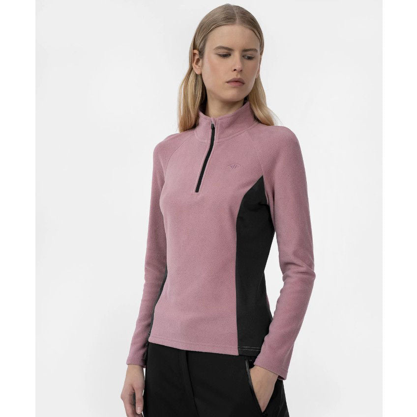 Флисовый батник 4F women's fleece underwear bidp011 dark pink