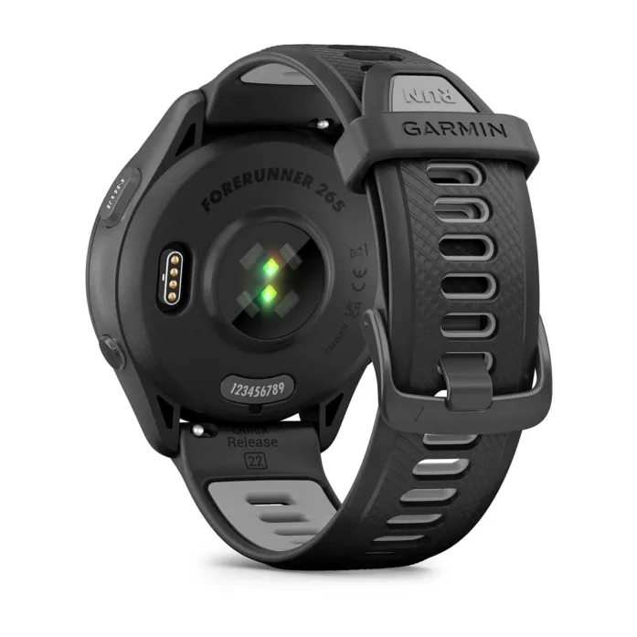Смарт - часы для бега 010-02810-10 garmin forerunner 265 black/powder gray