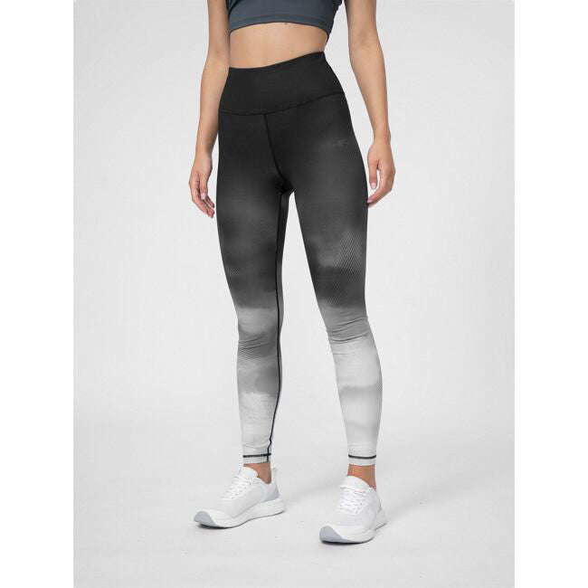 Legginși pentru antrenamente 4F TIGHTS FNK F070 4FSS23TFTIF070 MULTICOLOUR ALLOVER