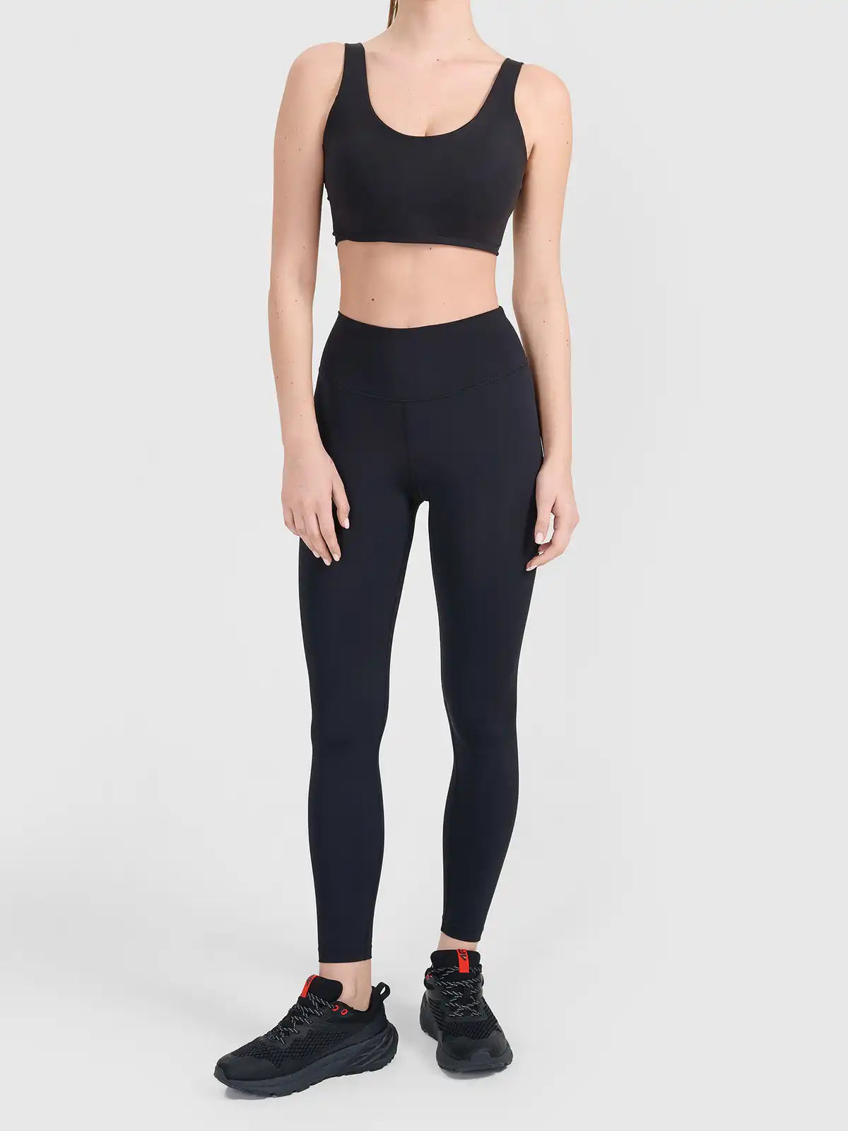 Legginși de antrenament pentru femei 4F F458 4FWSS26TFTIF458 deep black
