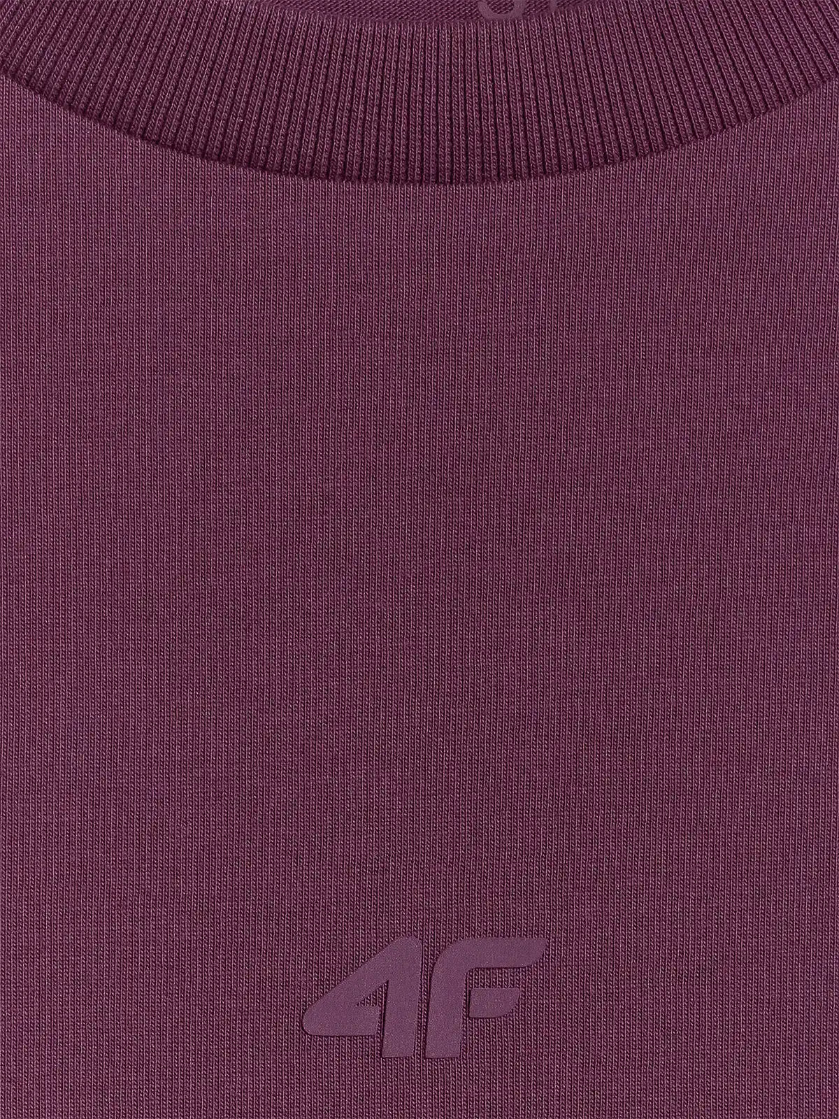 Женская футболка casual 4F F2744 4FWSS26TTSHF2744 burgundy
