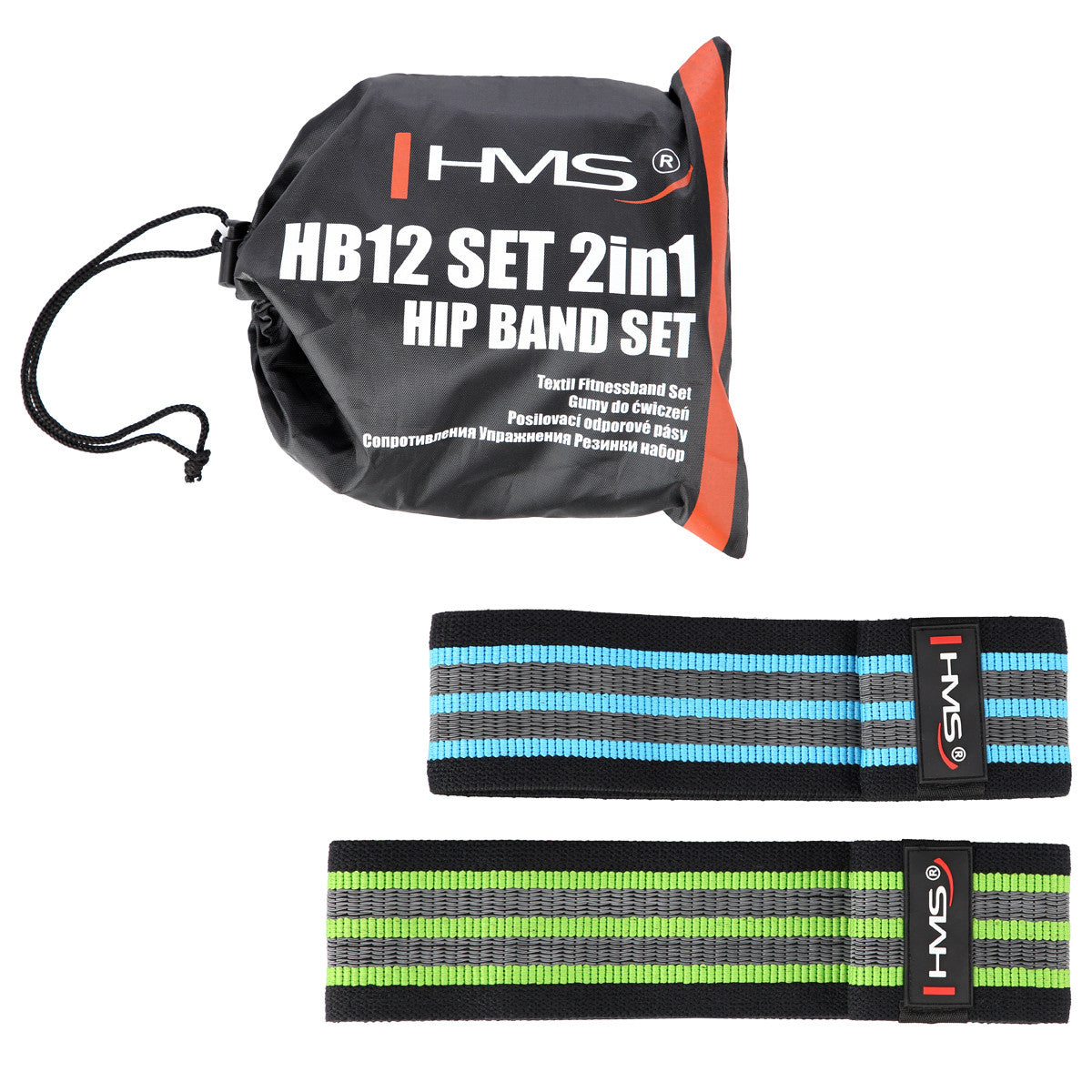 Set benzi 2&1 Abisal hb12 set 2in1 hip band set hms