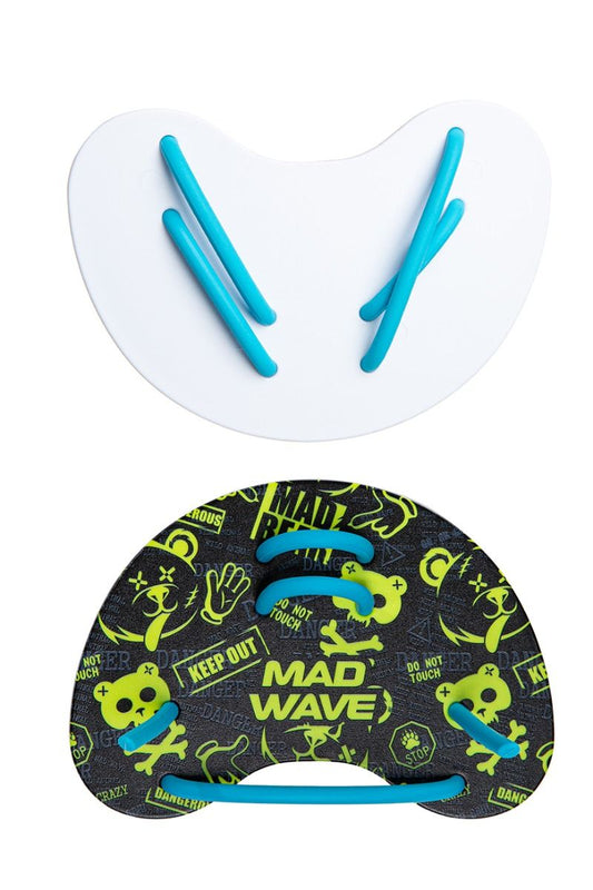 Лопатки для плавания Mad Wave M0743 03 0 01W Finger Fun, lime