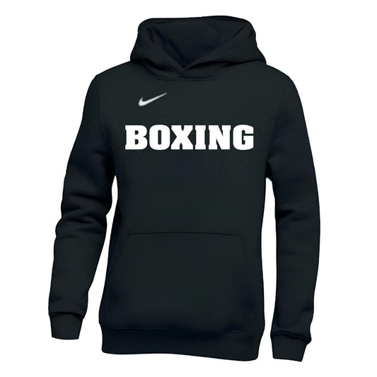 Hanorac pentru bărbați casual Nike Boxing WM Hoodie APS311 - 010  black/white
