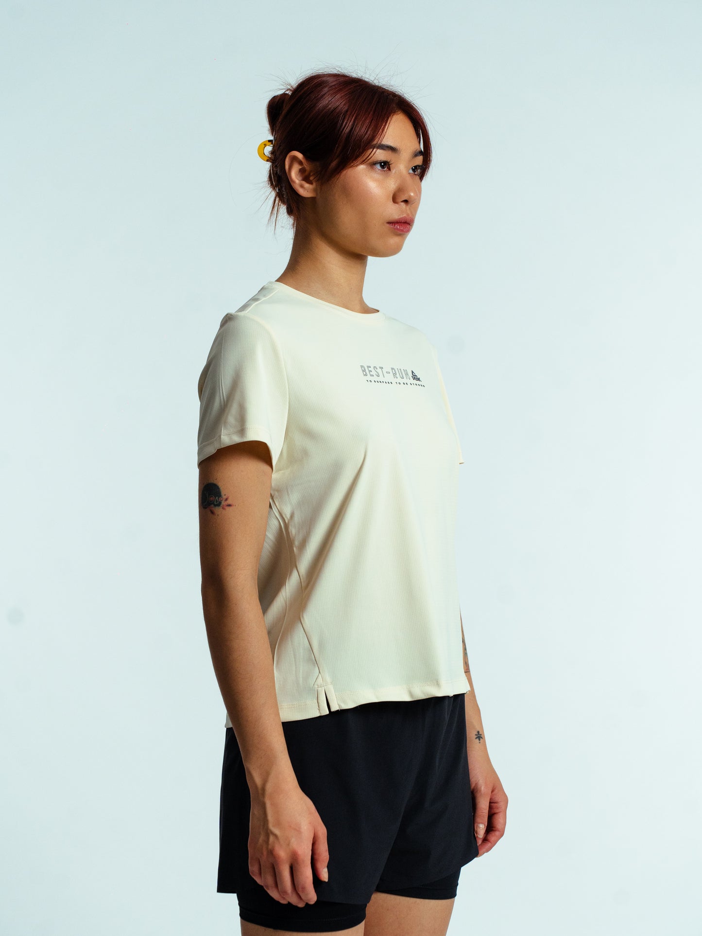 Женская футболка для бега Peak FW6252052 lt.yellow