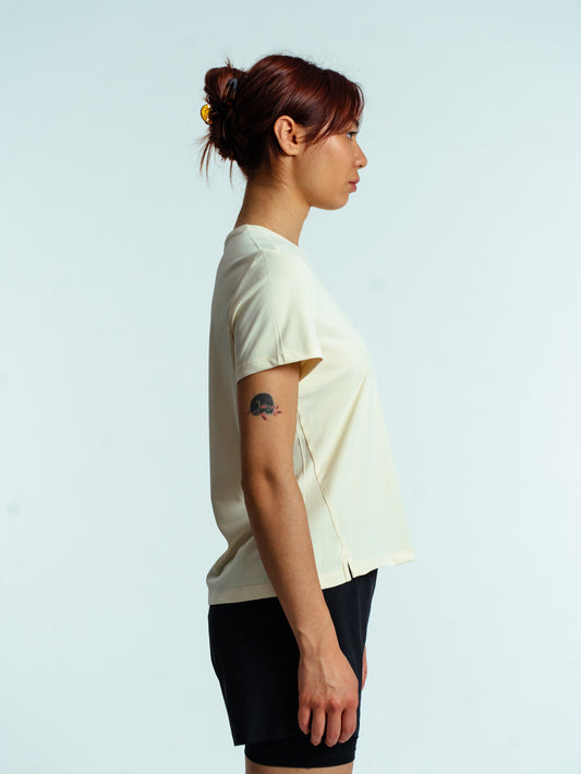 Женская футболка для бега Peak FW6252052 lt.yellow