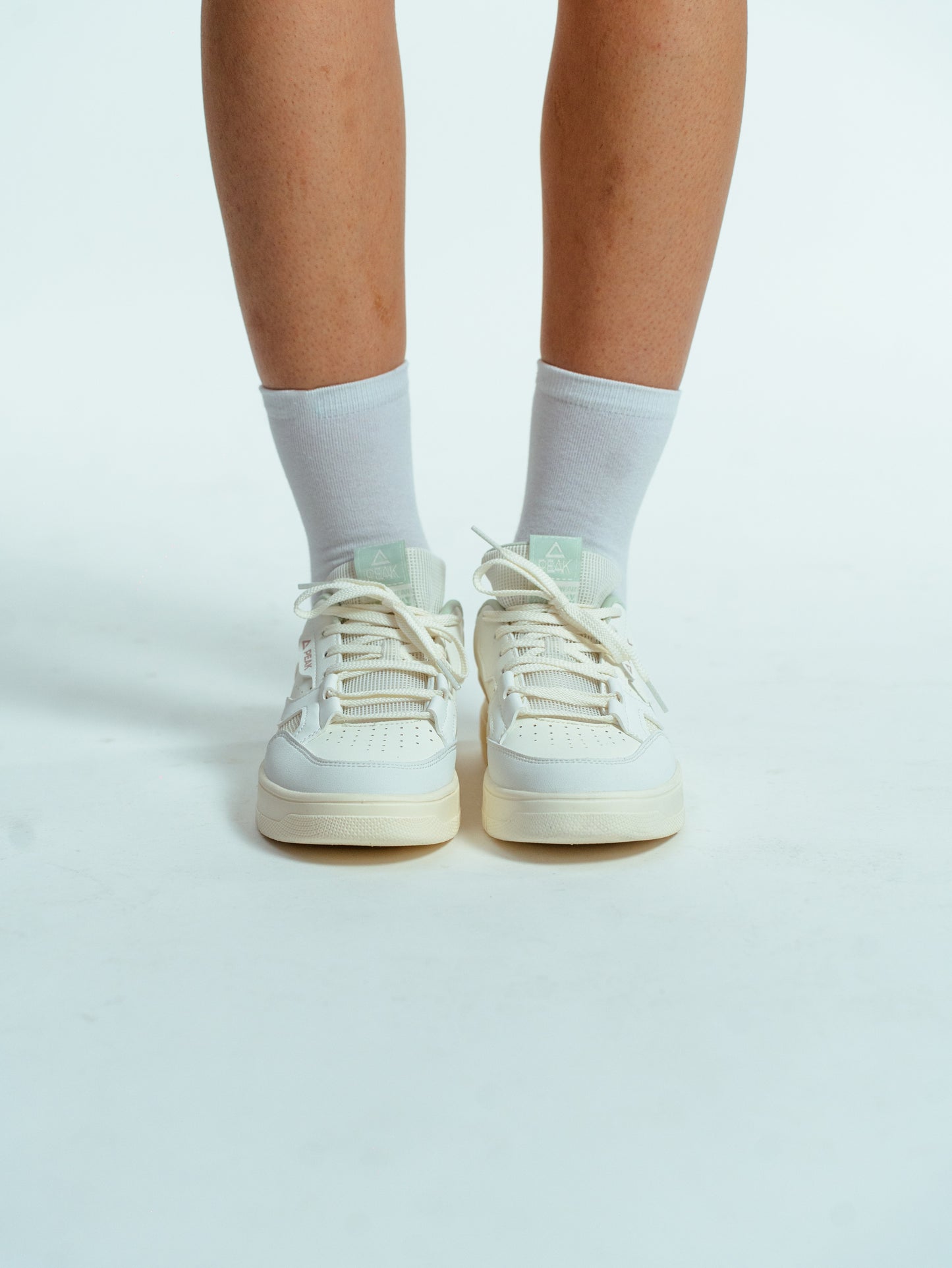 Кроссовки женские Peak Casual EX252348B white/green