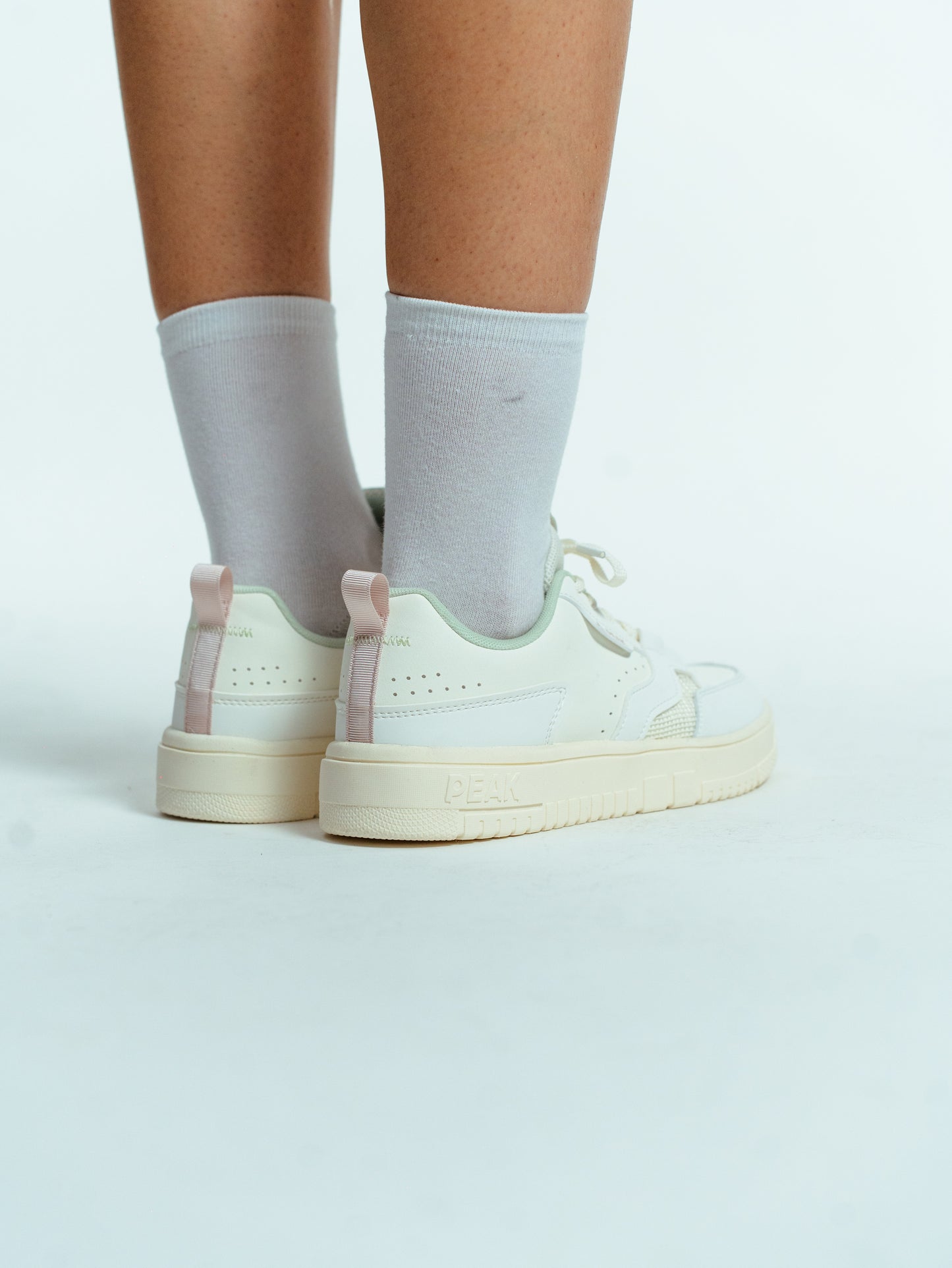 Кроссовки женские Peak Casual EX252348B white/green