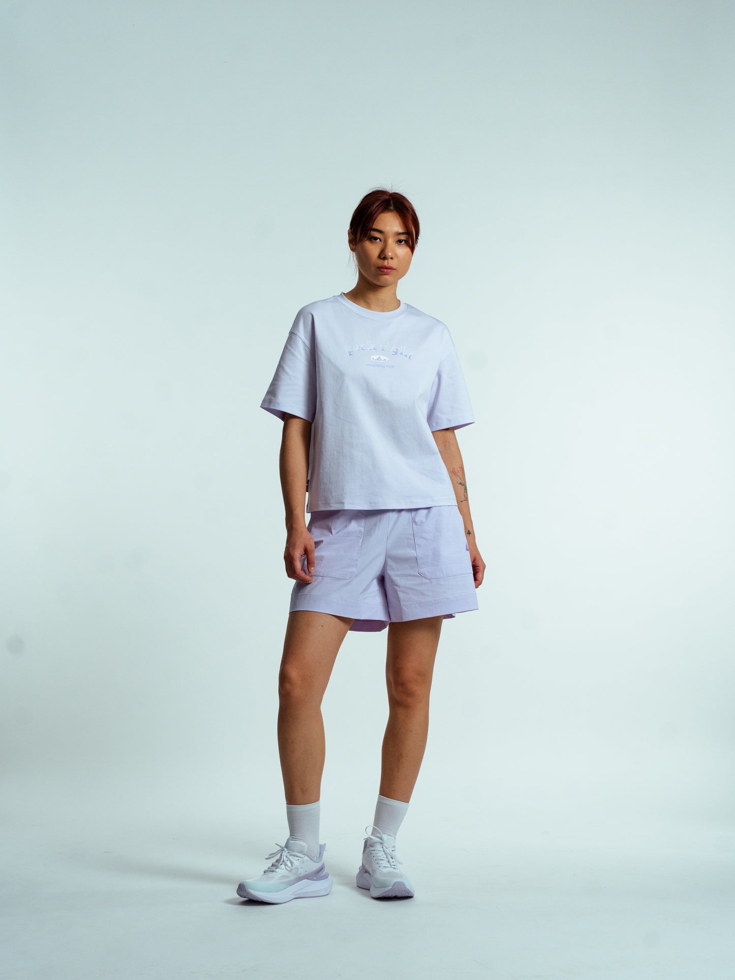 Кроссовки женские для бега Peak EXT52298H white/lt.purple