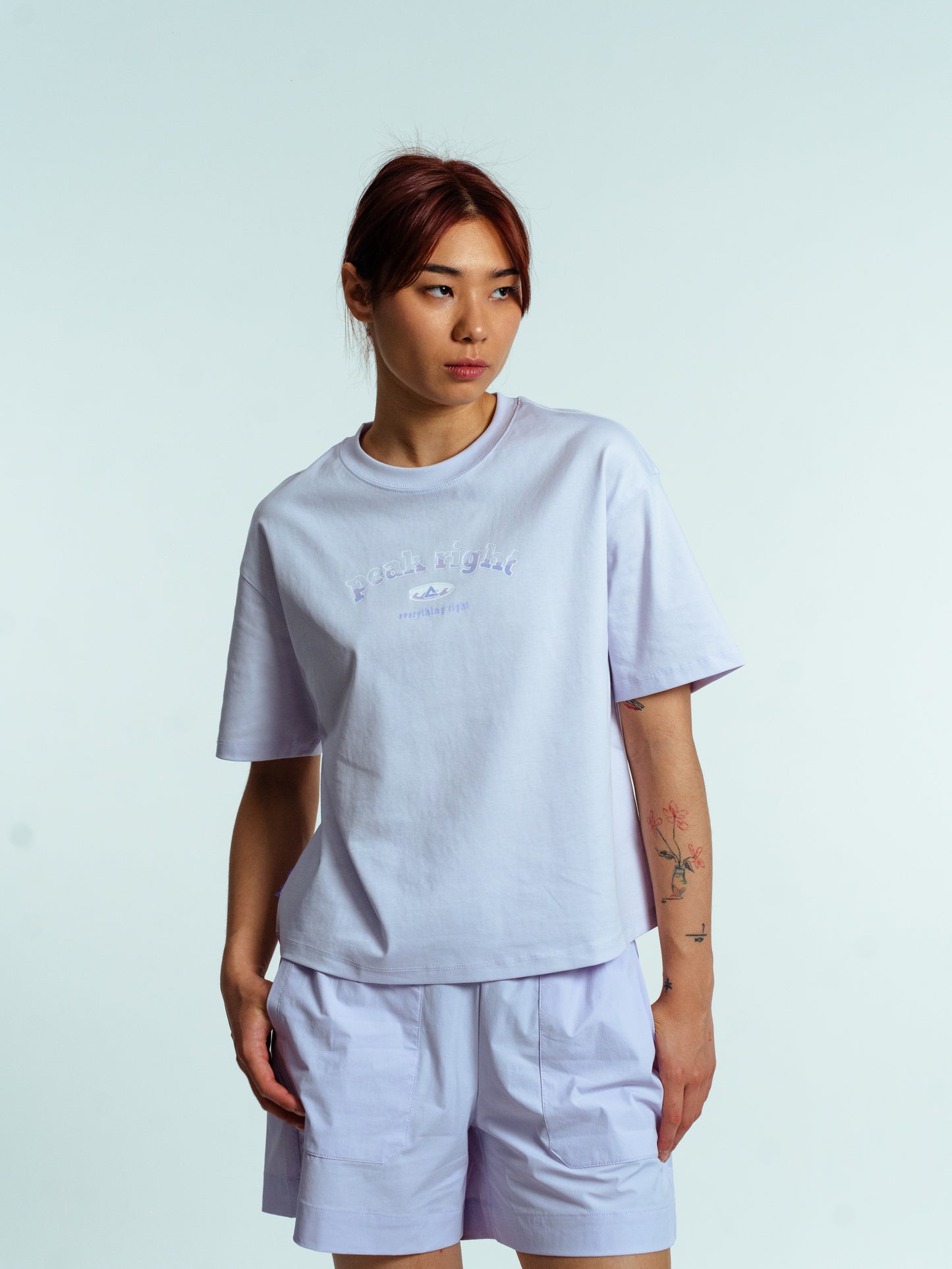 Женская футболка casual Peak FW6252432 purple