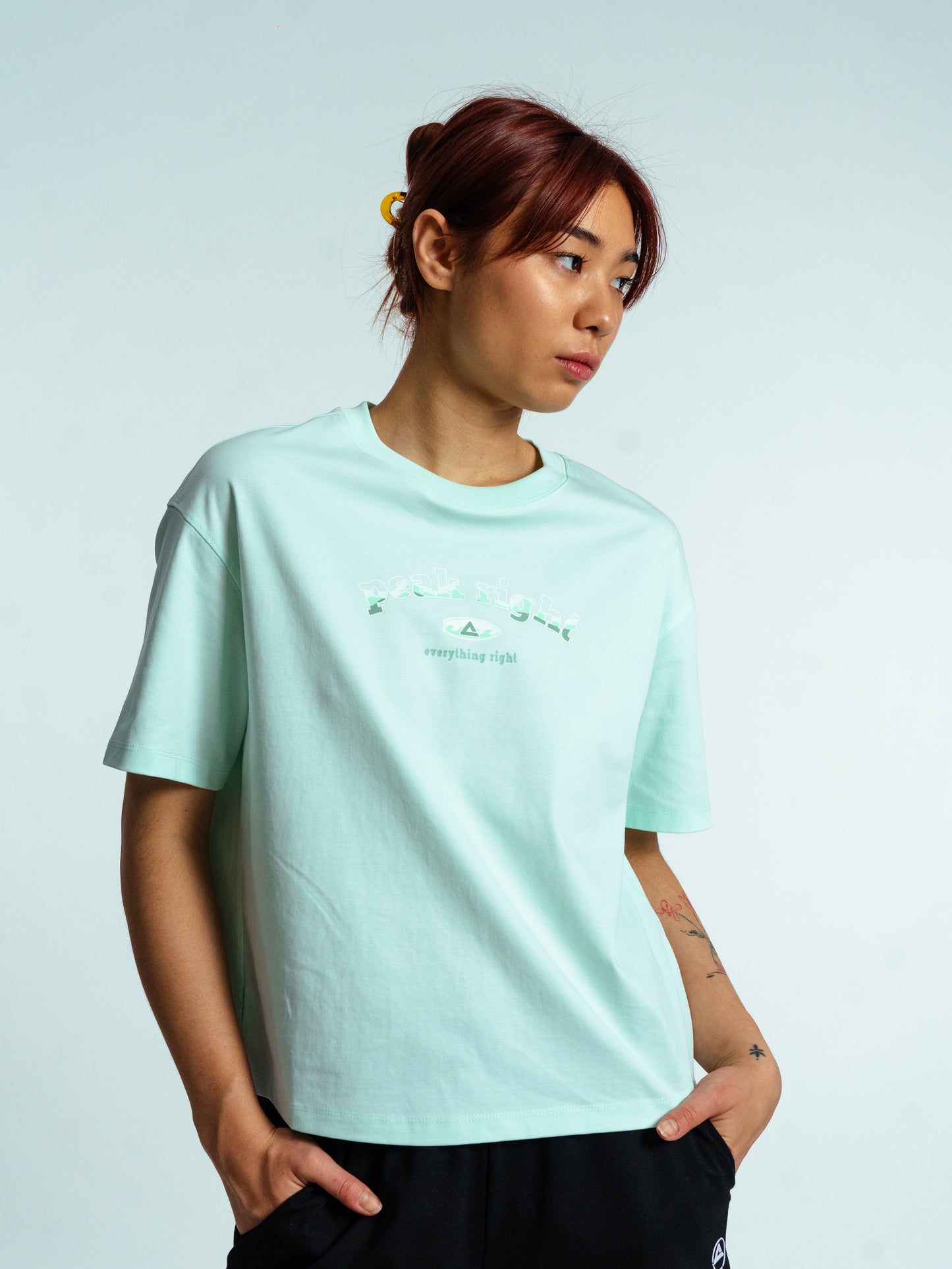 Tricou pentru femei casual Peak FW6252432 green