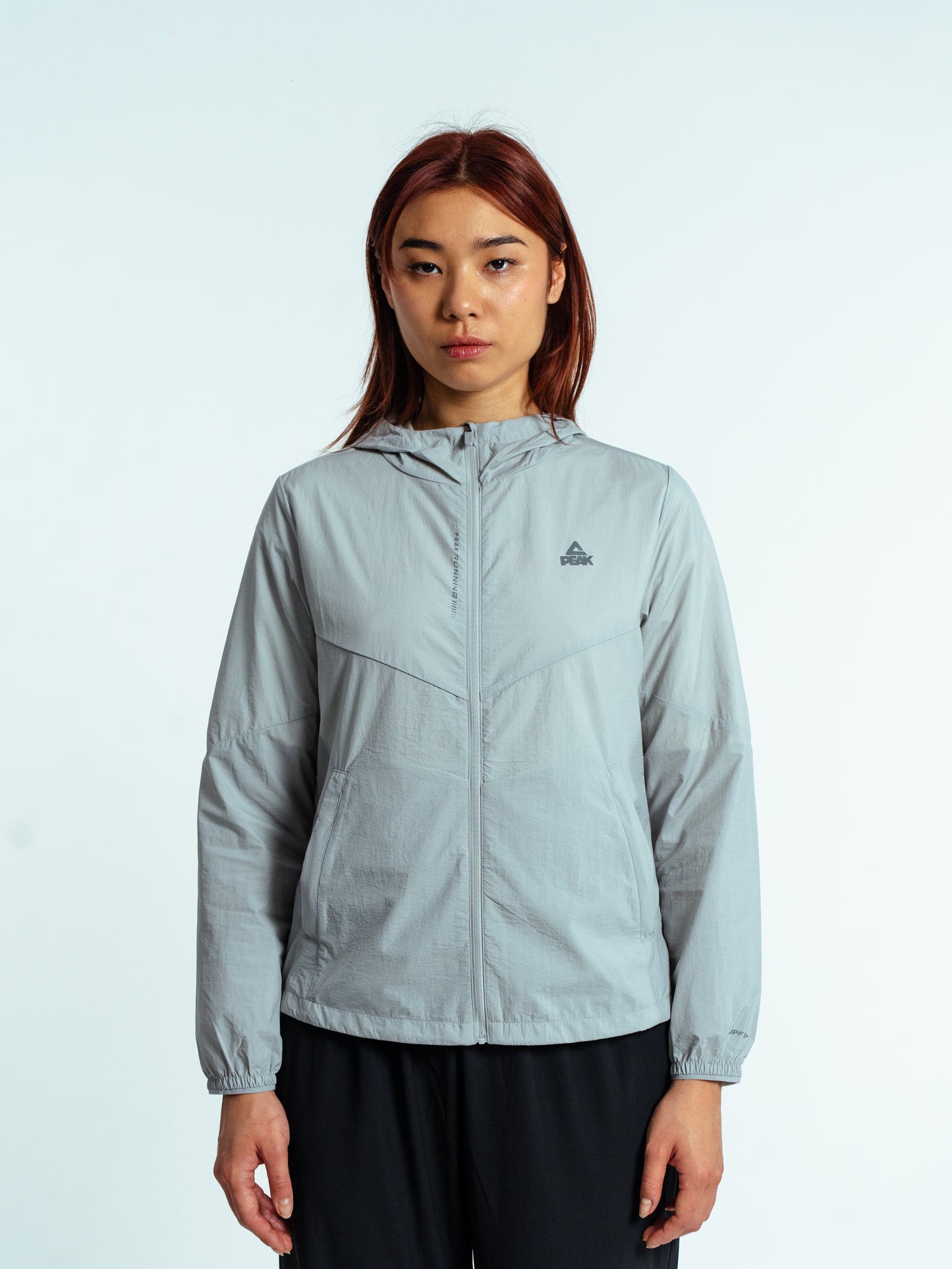 Женская куртка для бега Peak FW2252192 lt.grey