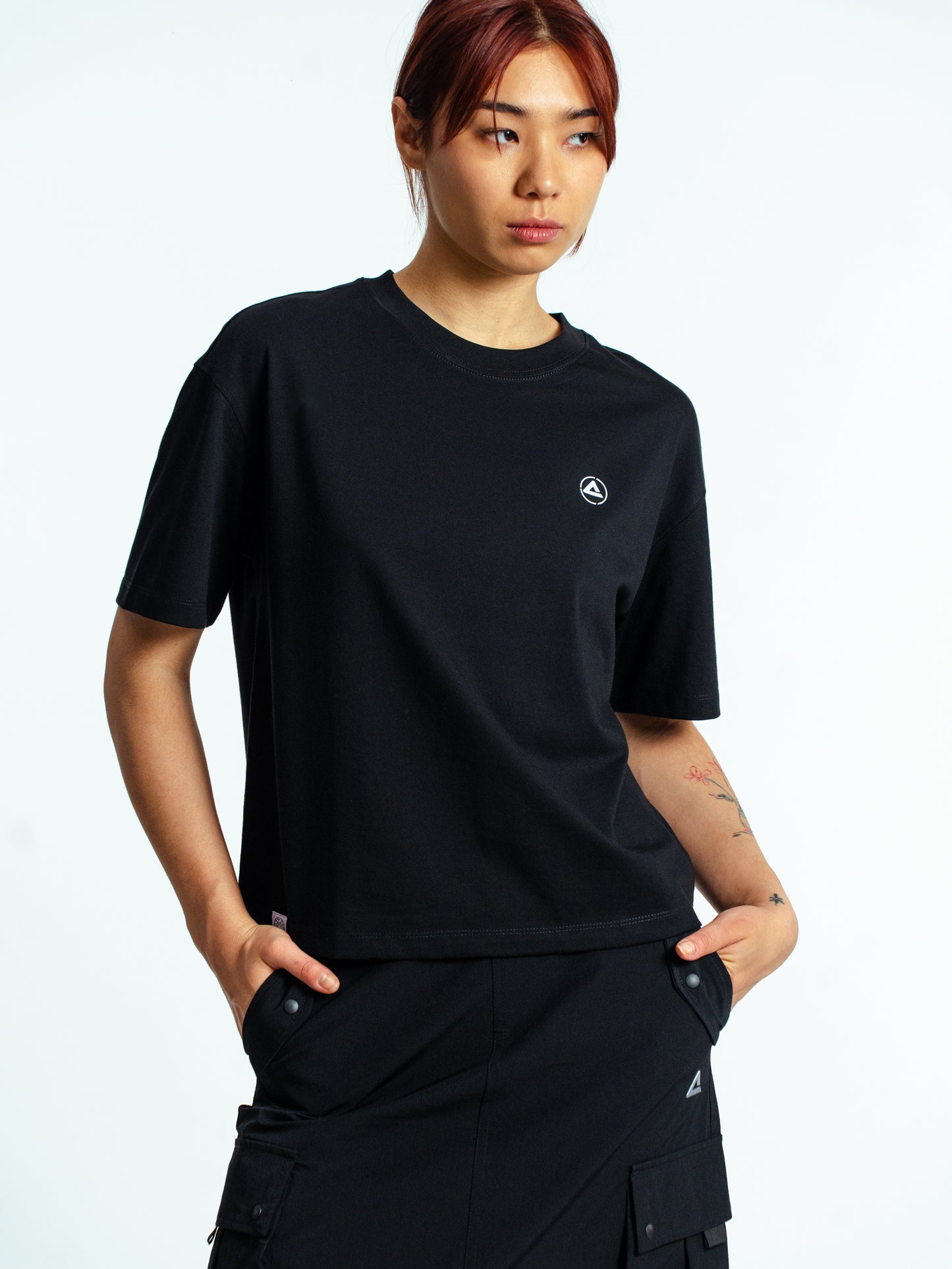 Tricou pentru femei casual Peak FWA252042 lt.black