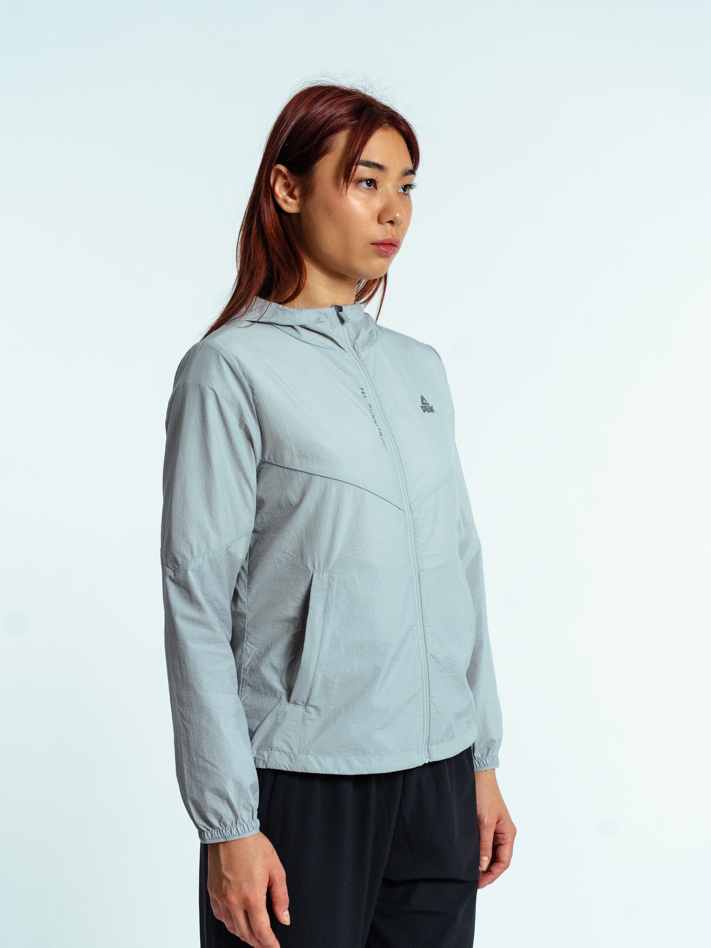 Женская куртка для бега Peak FW2252192 lt.grey