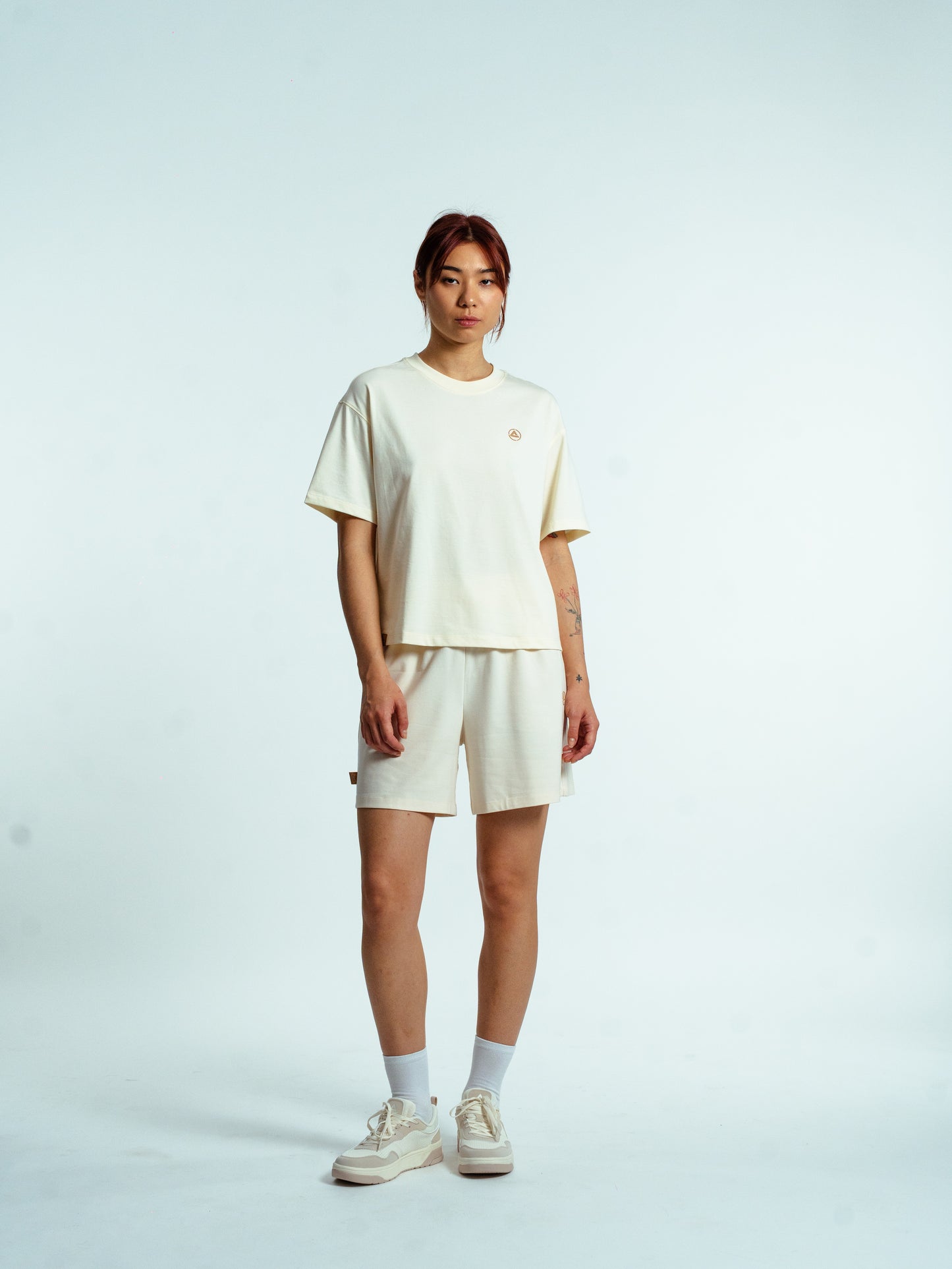 Кроссовки женские Peak Casual EXT52368B yellow/white