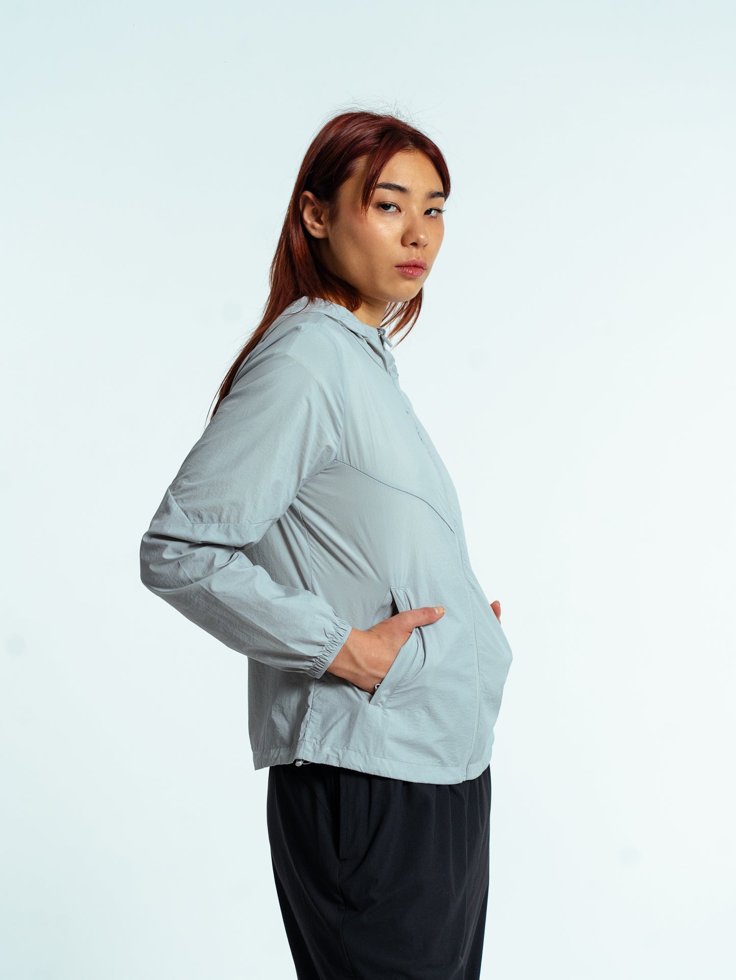 Женская куртка для бега Peak FW2252192 lt.grey
