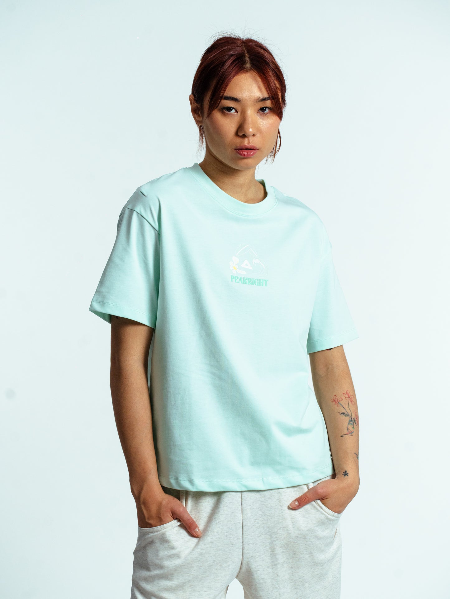 Женская футболка casual Peak FW6252442 green