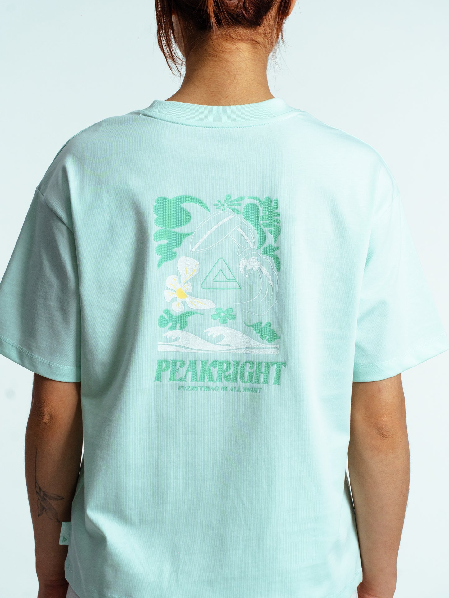 Женская футболка casual Peak FW6252442 green
