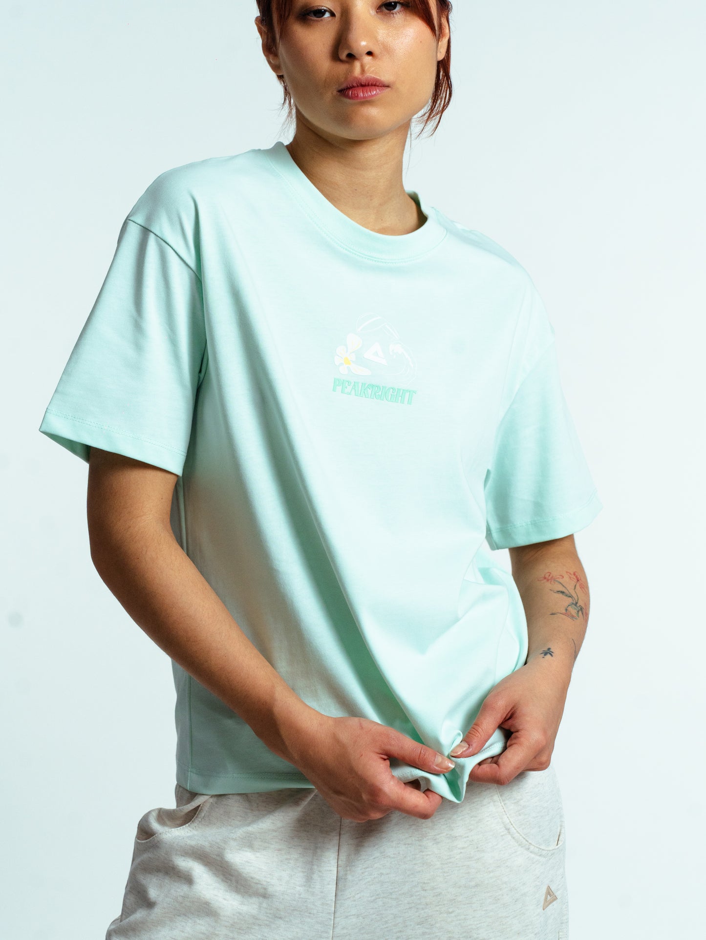 Женская футболка casual Peak FW6252442 green