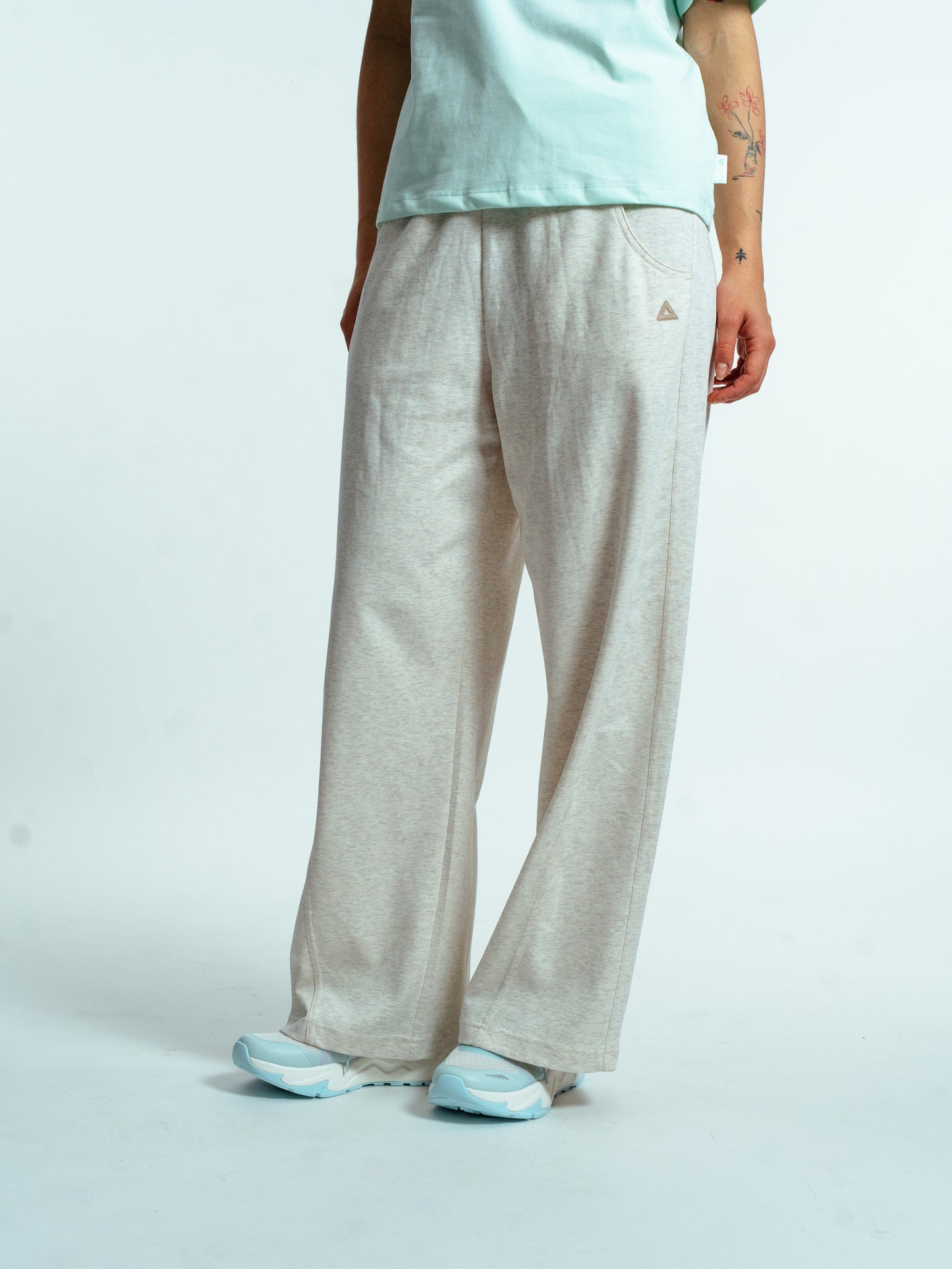 Pantaloni pentru femei casual Peak FW3252332 lt.melange khaki