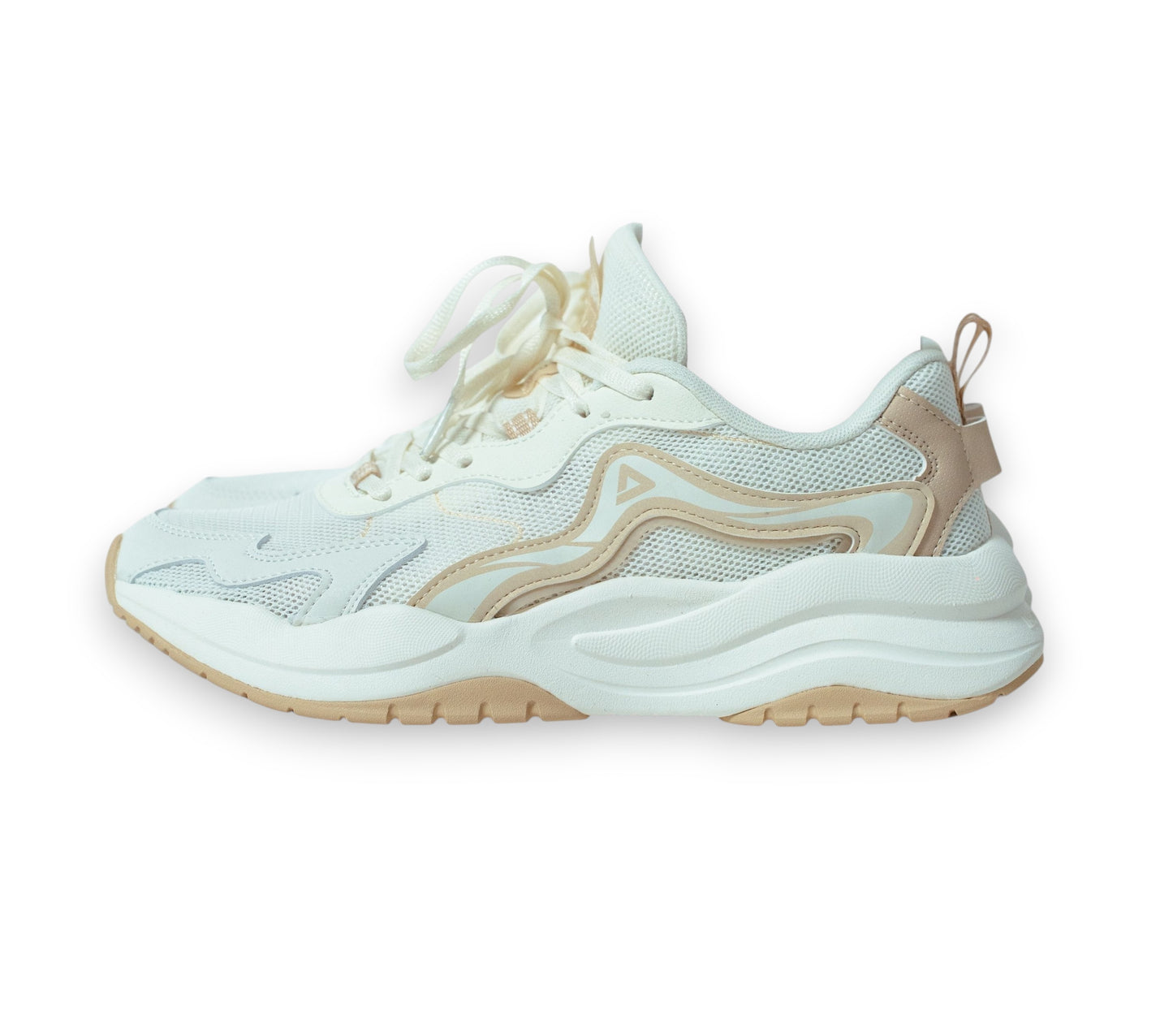 Кроссовки женские Peak Casual EXT52458E white/khaki