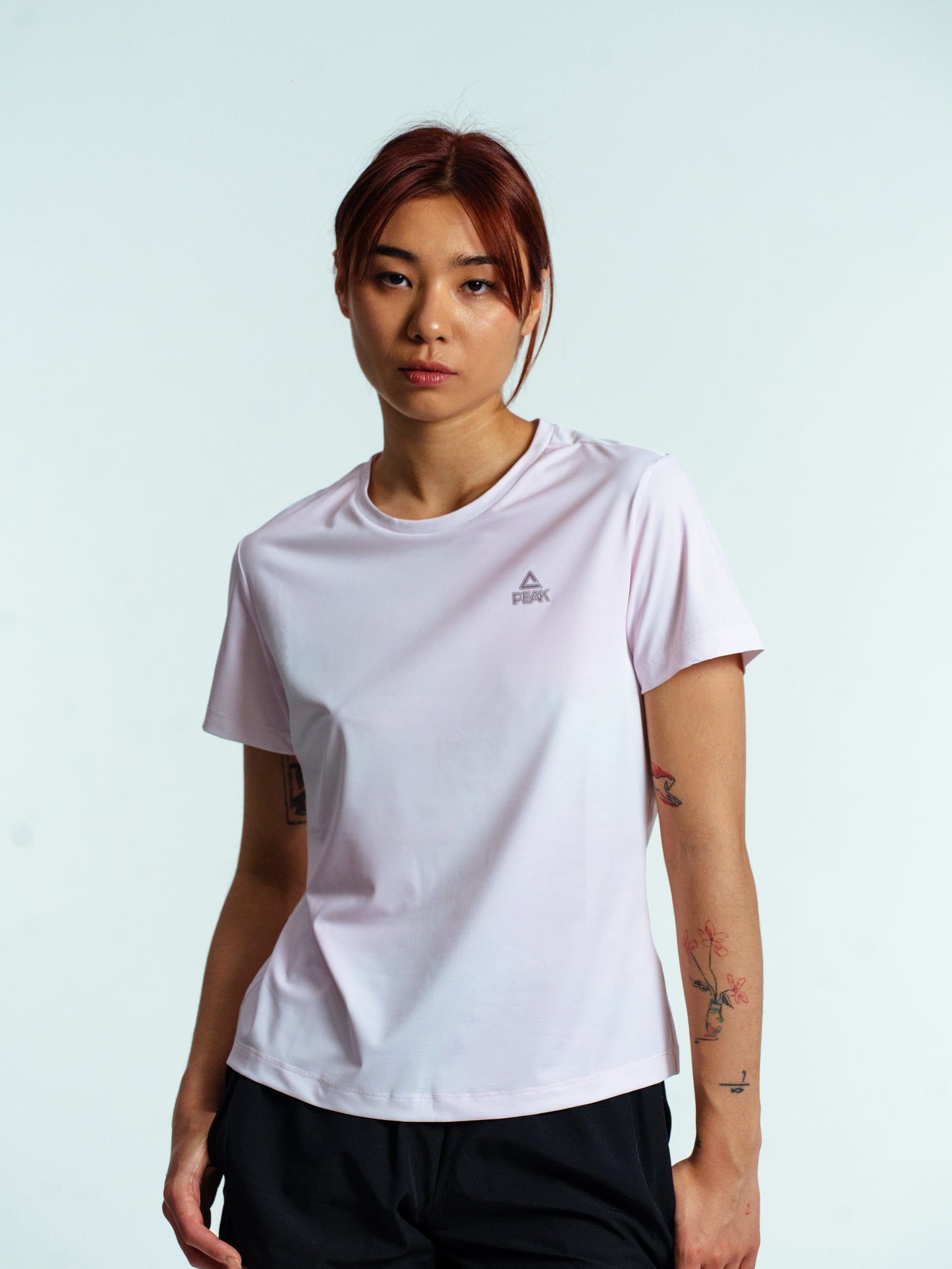 Женская футболка для бега Peak FW6252082 lt.purple