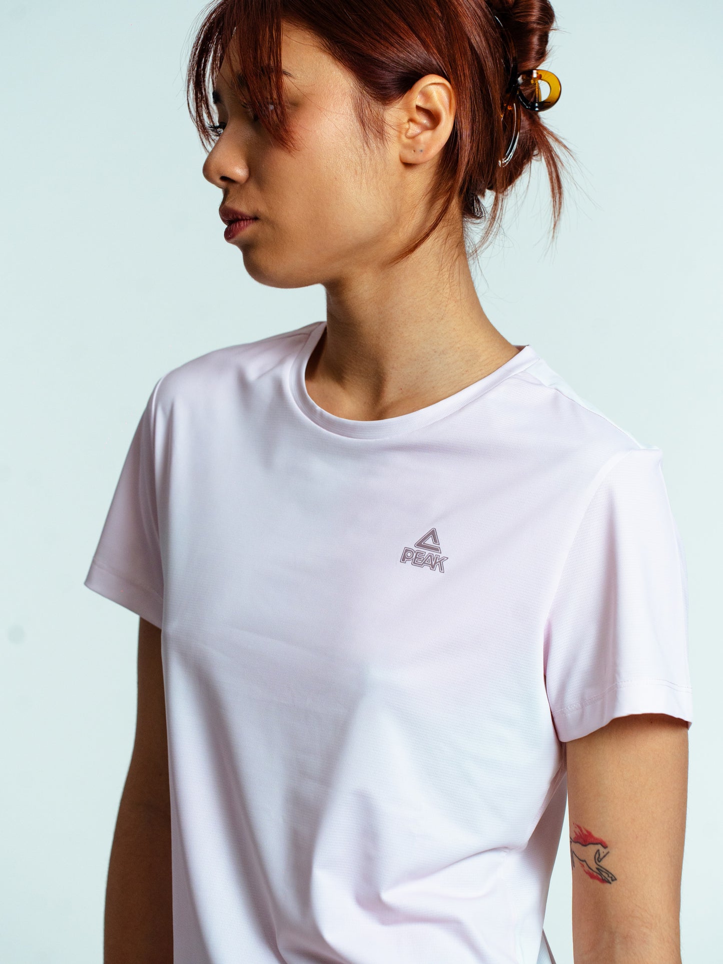 Женская футболка для бега Peak FW6252082 lt.purple
