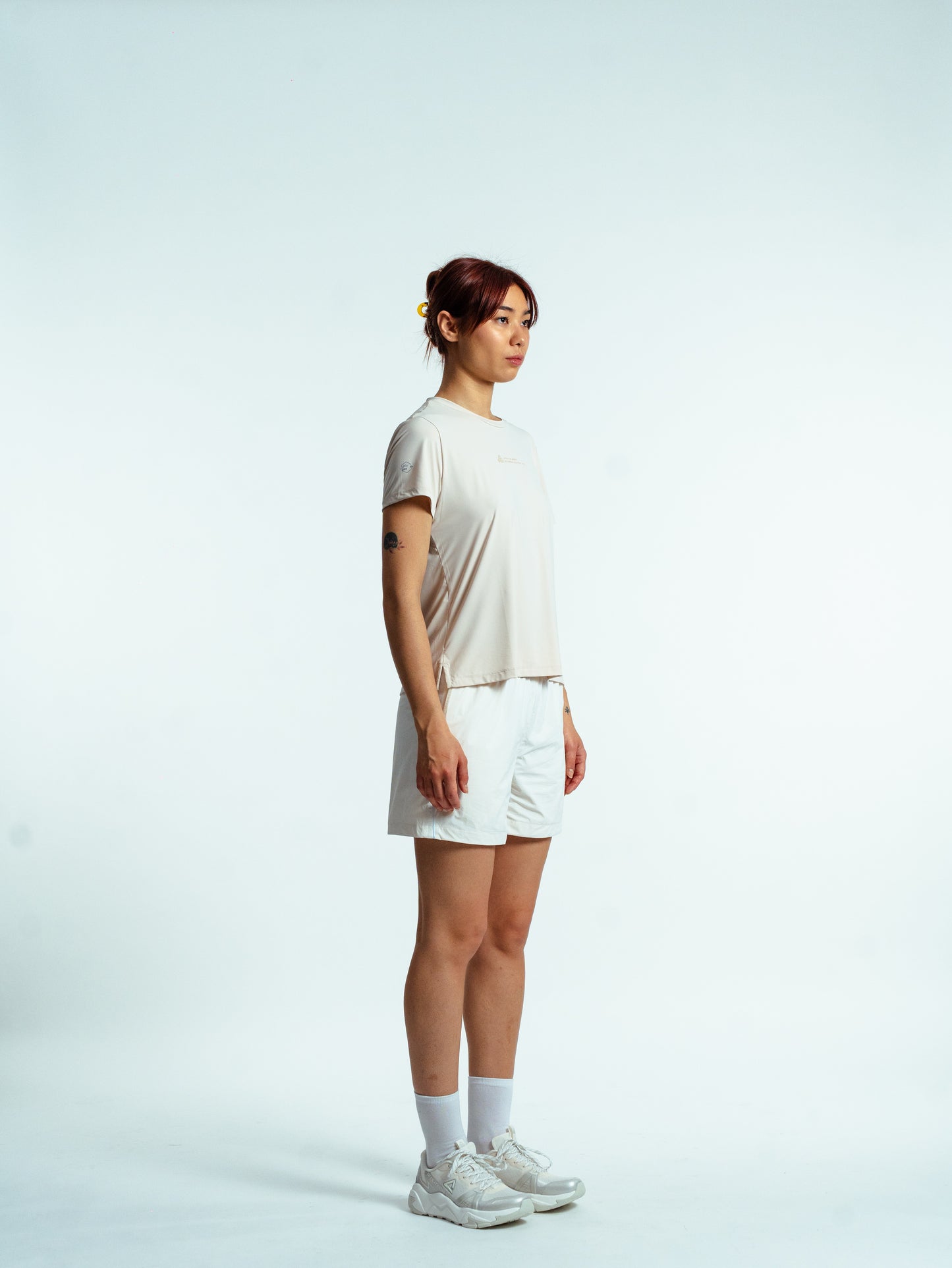 Женские шорты для фитнеса Peak FW3252282 raw white