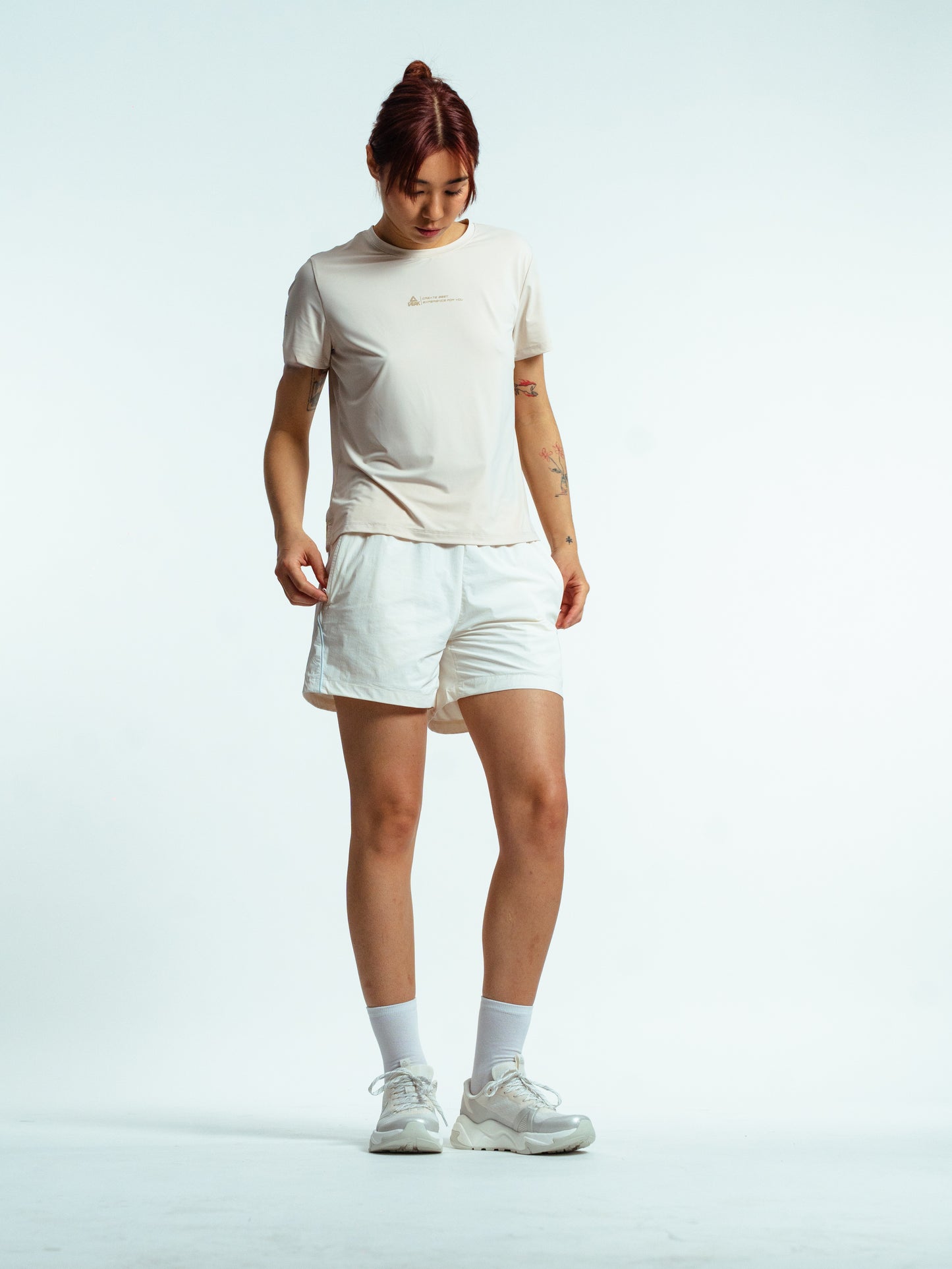 Кроссовки женские Peak Casual EXT52778G white/grey