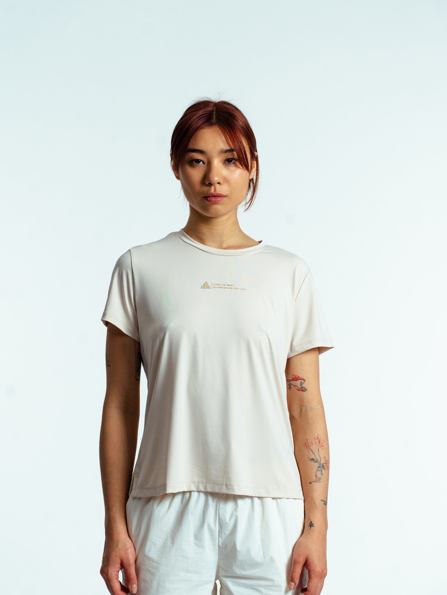 Tricou de fitness pentru femei Peak FW6252222 beige