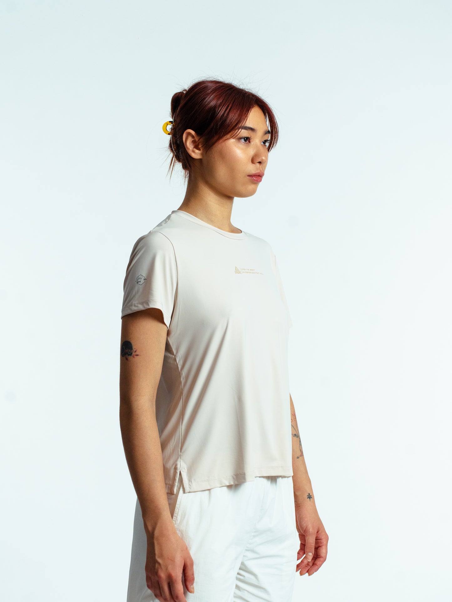 Tricou de fitness pentru femei Peak FW6252222 beige