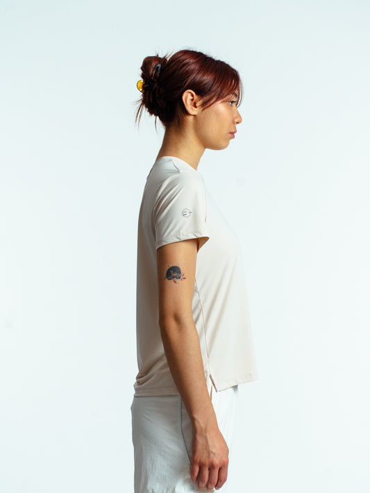 Женская футболка для фитнеса Peak FW6252222 beige