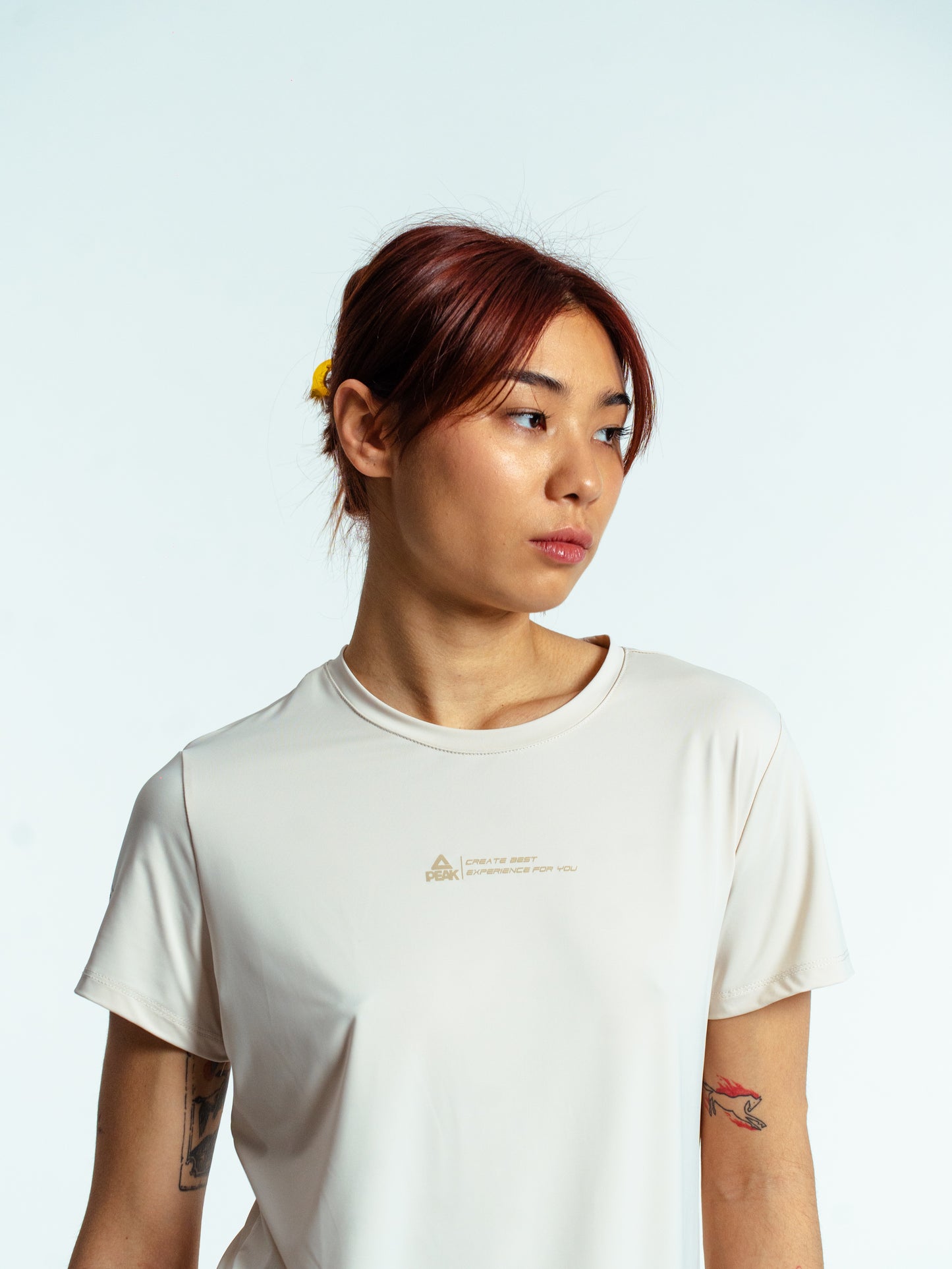 Tricou de fitness pentru femei Peak FW6252222 beige