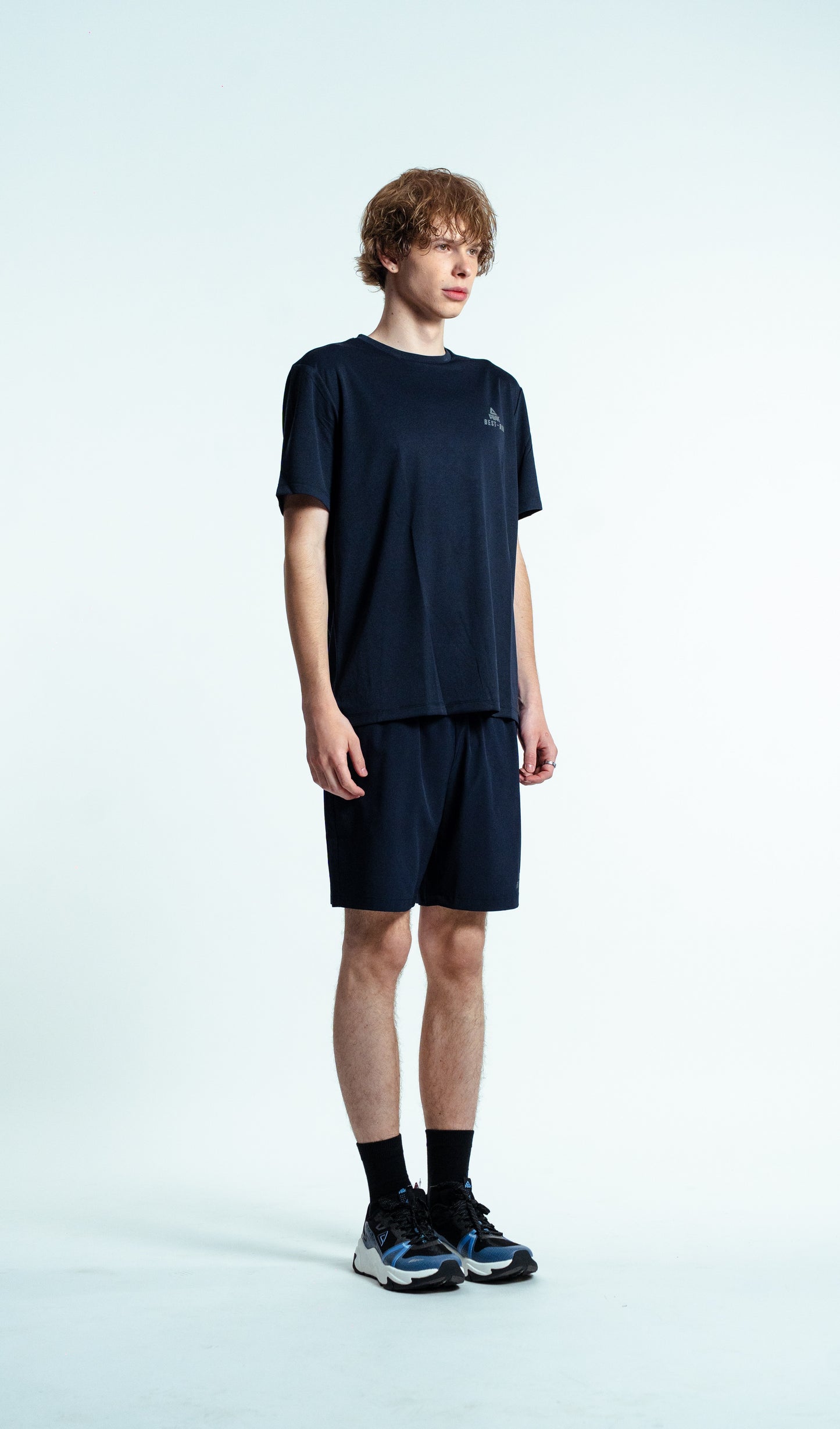Мужской комплект для бега Peak FW1252021 dk.blue