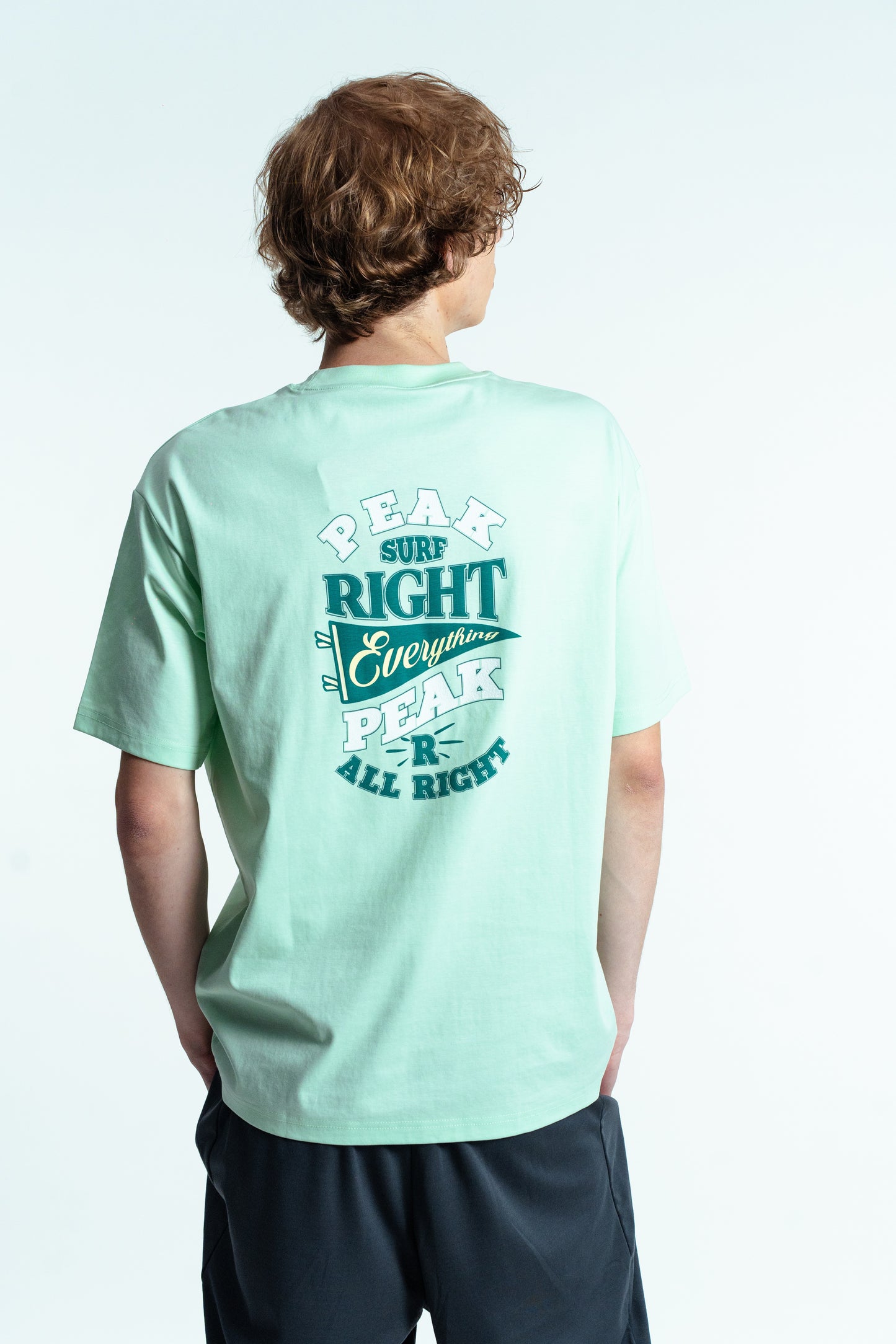 Мужская футболка casual Peak FW6252071 green