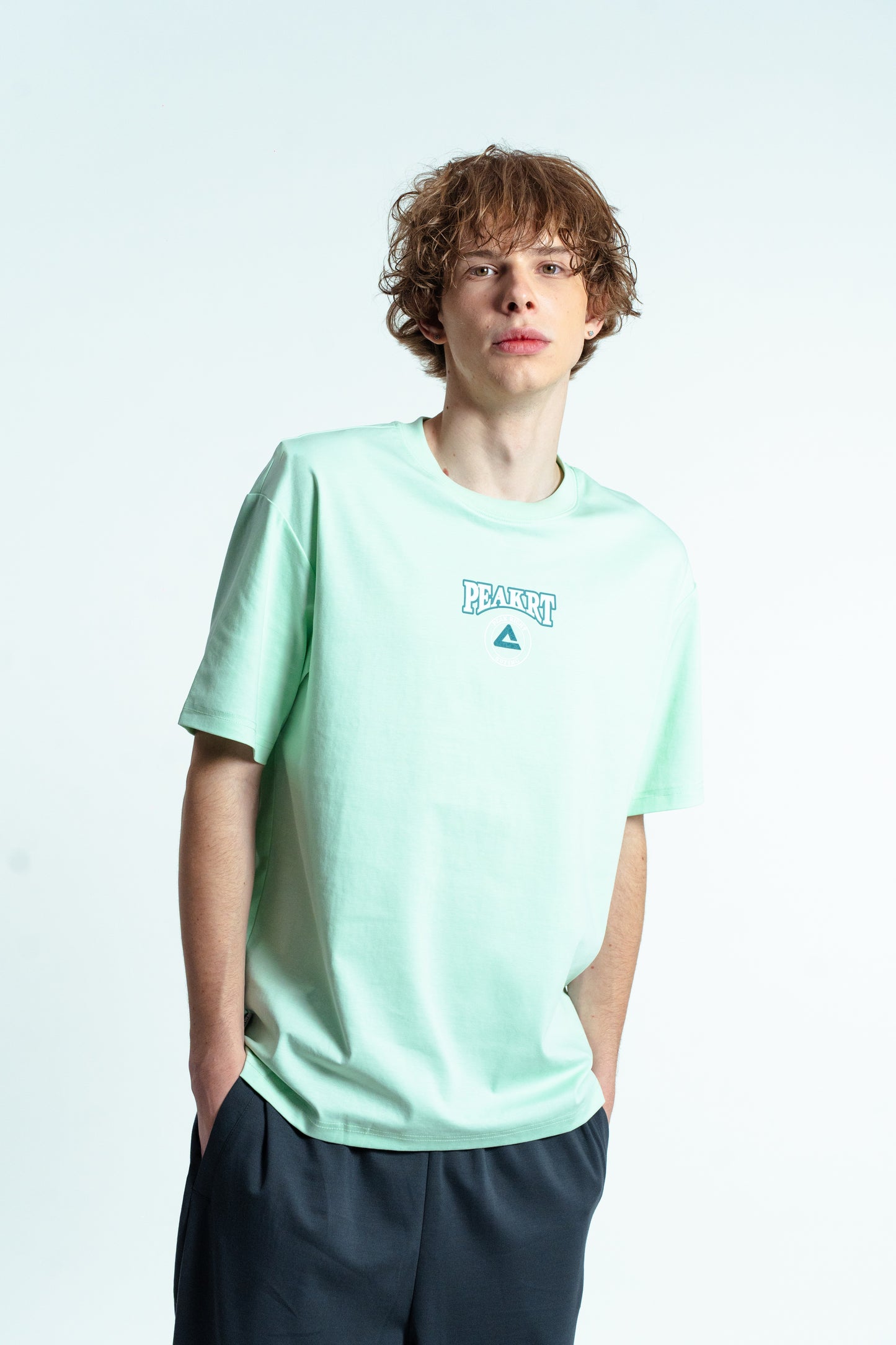 Мужская футболка casual Peak FW6252071 green