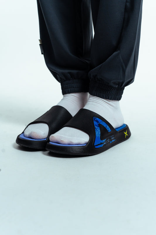 Мужские шлёпанцы Peak ET51377L black/magic purple