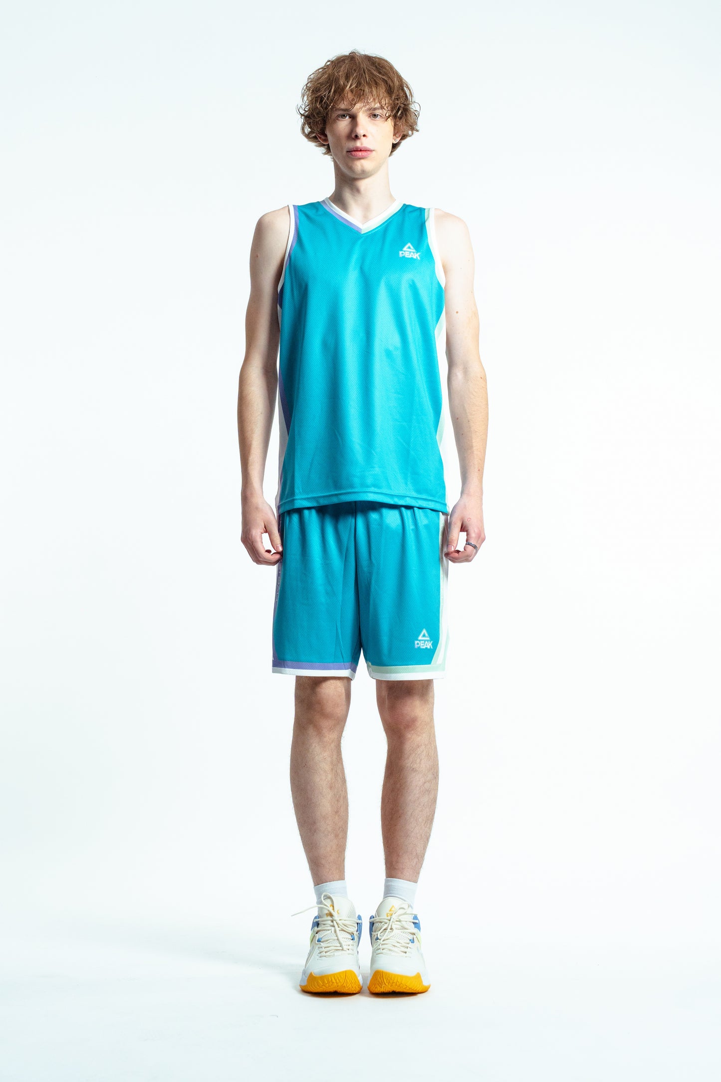 Uniforma de baschet pentru bărbați Peak FW7252031 blue