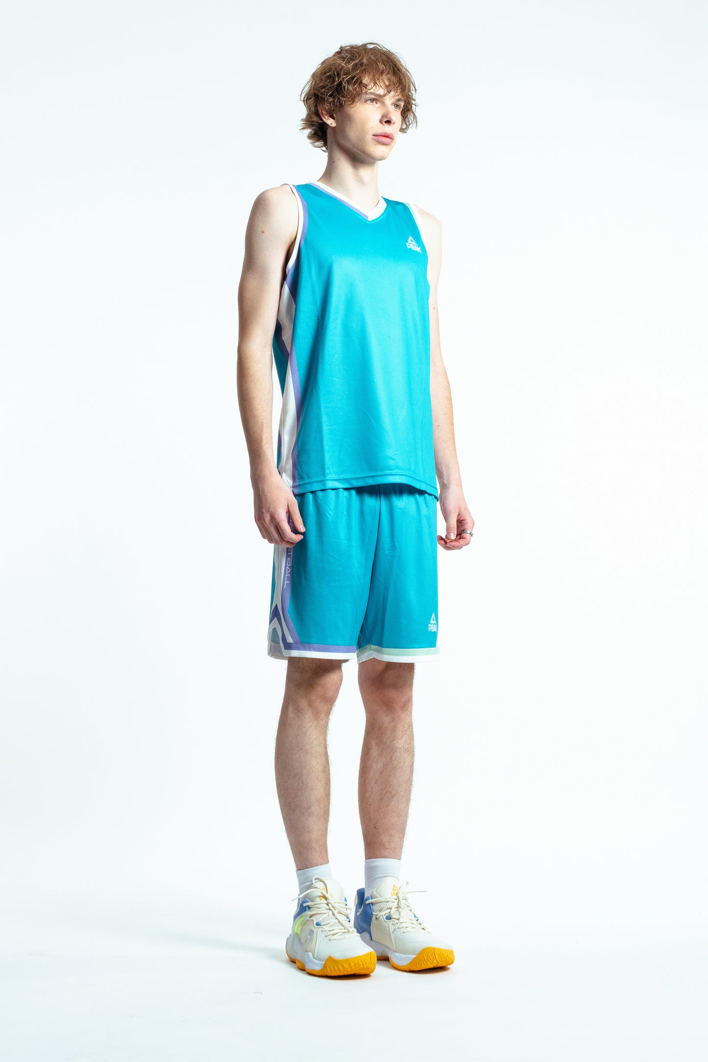 Uniforma de baschet pentru bărbați Peak FW7252031 blue