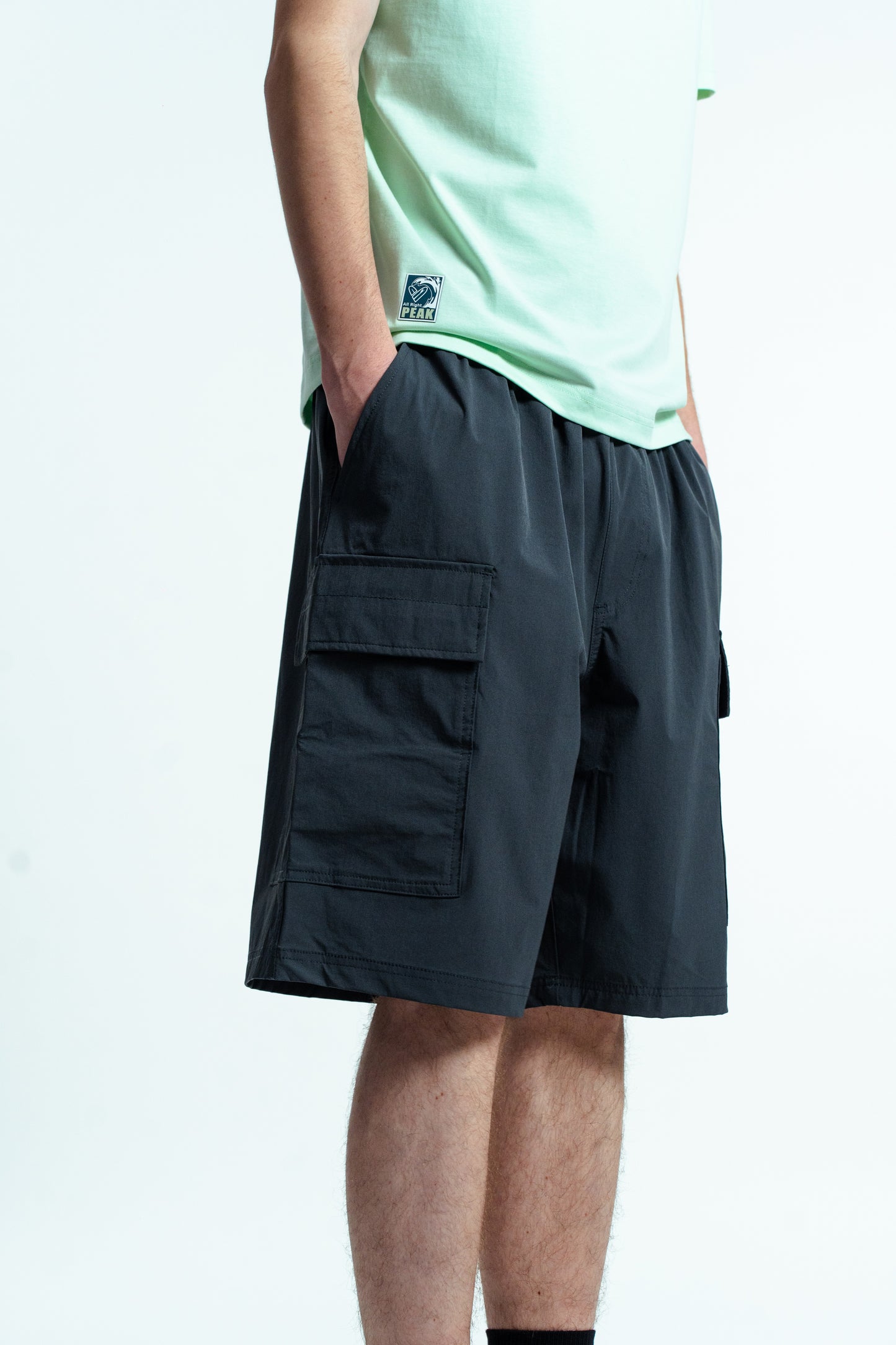 Мужские шорты casual Peak FW3252481 dk.grey blue