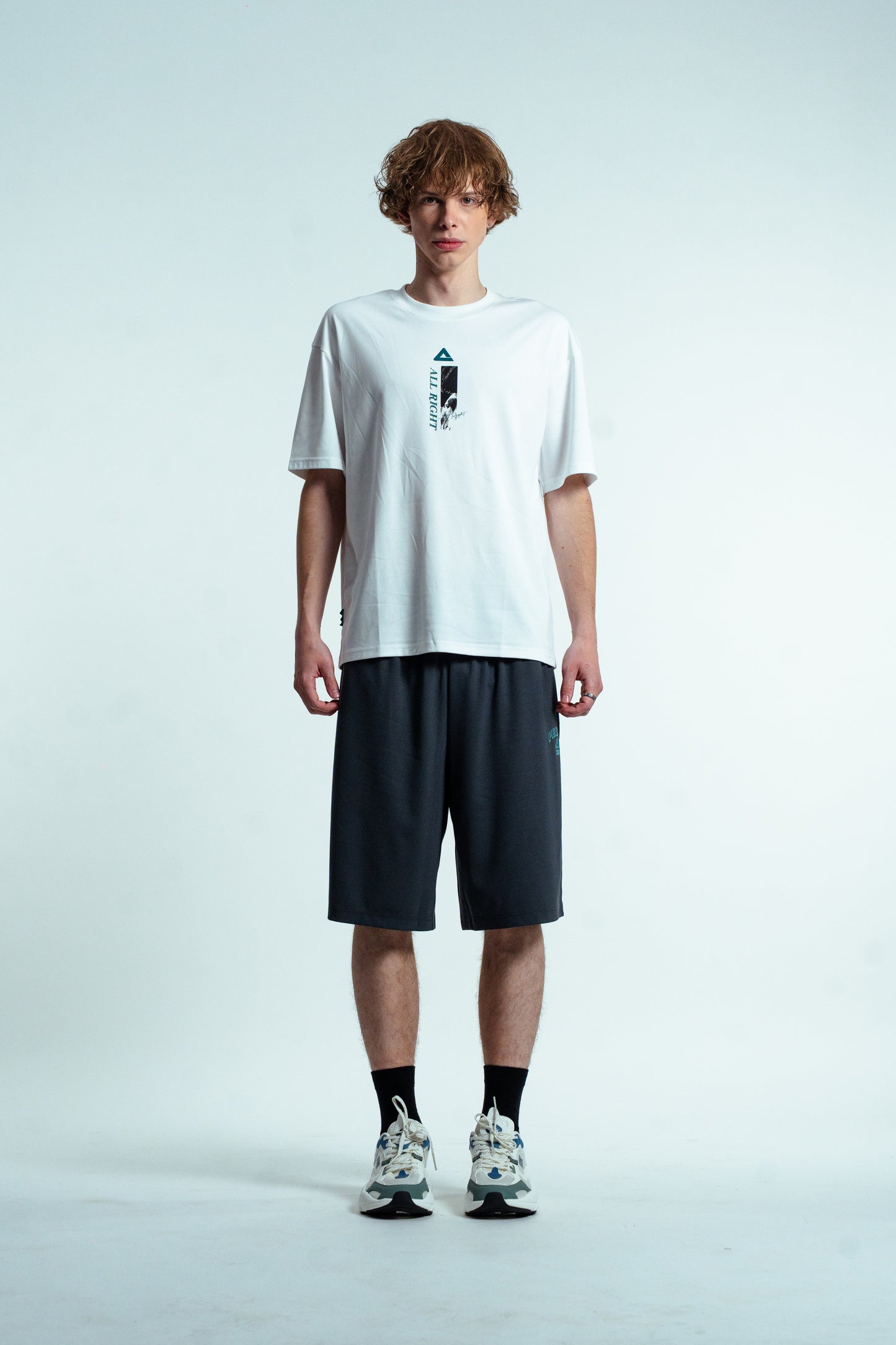 Мужские шорты casual Peak FW3252391 dk.grey blue