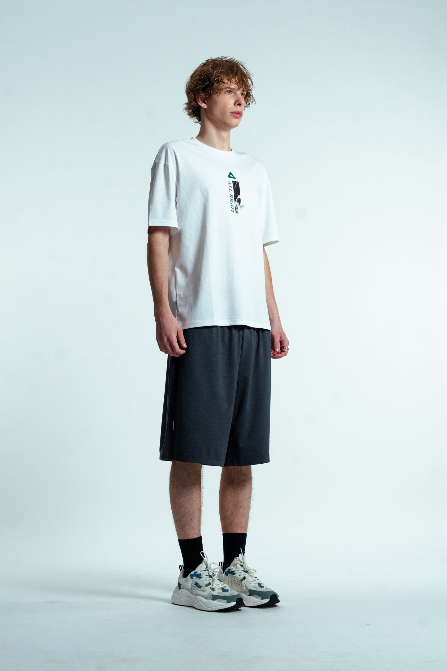 Мужские шорты casual Peak FW3252391 dk.grey blue