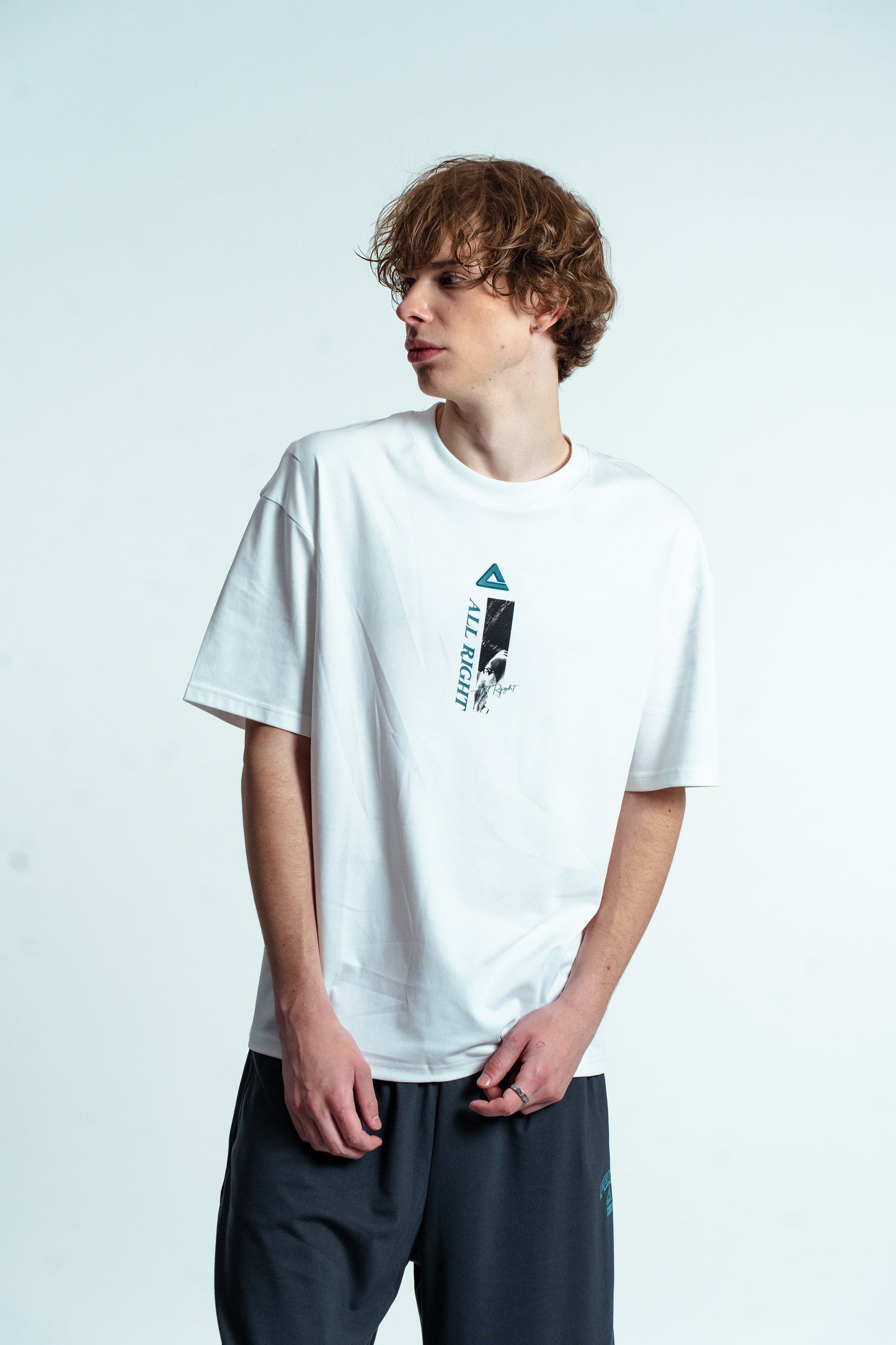 Мужская футболка casual Peak FW6252721 white