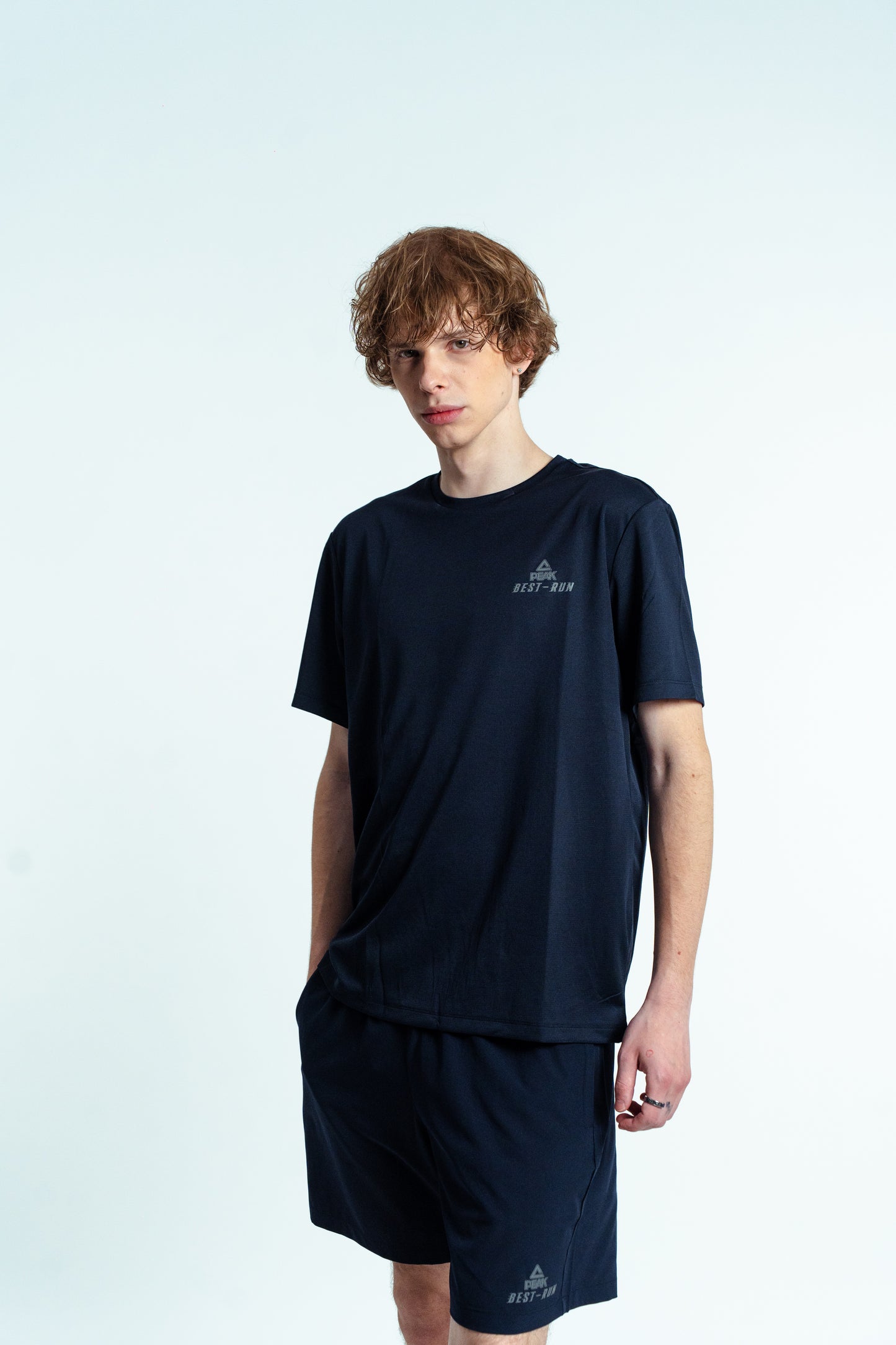 Мужской комплект для бега Peak FW1252021 dk.blue