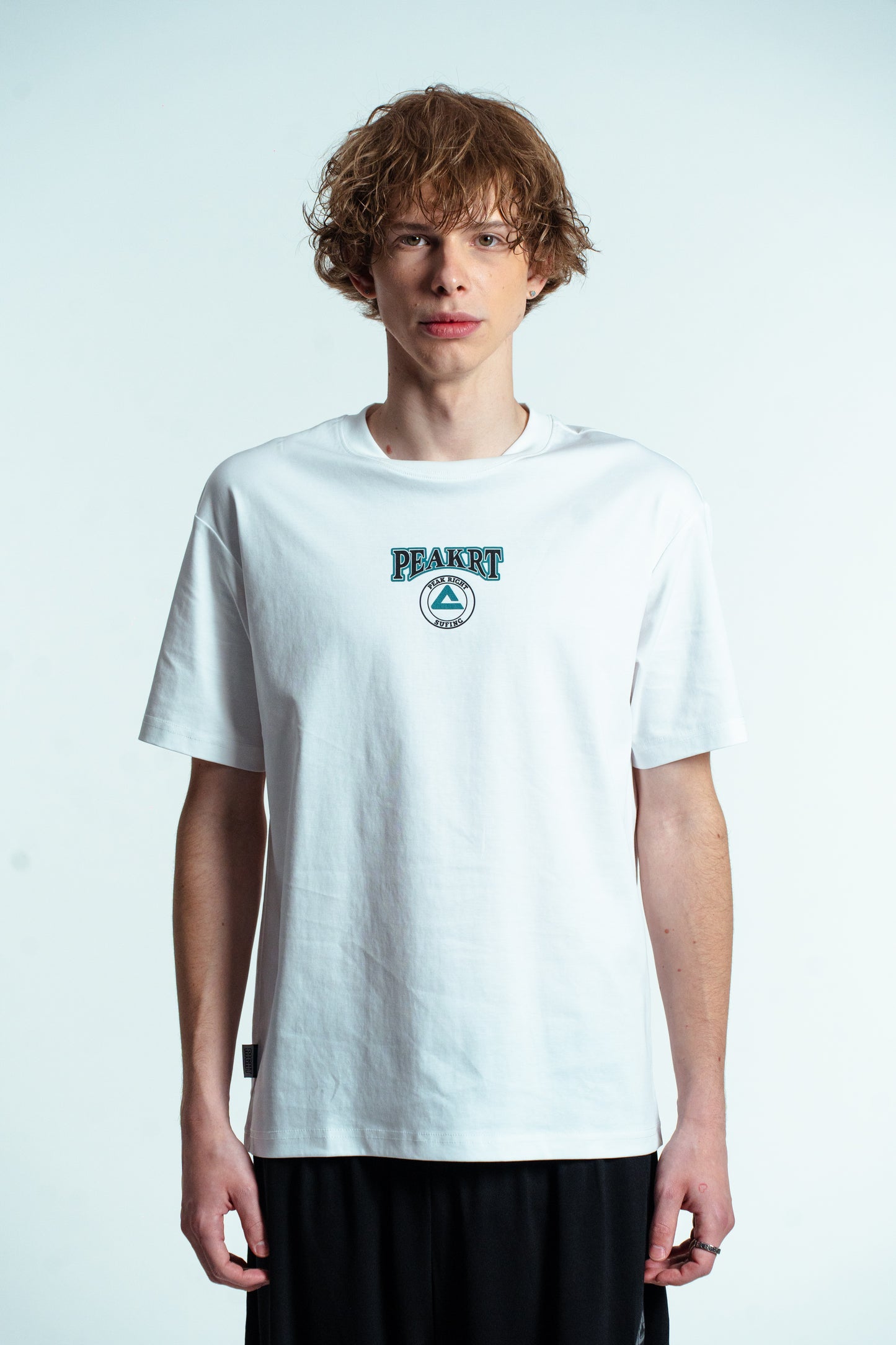 Мужская футболка casual Peak FW6252071 white